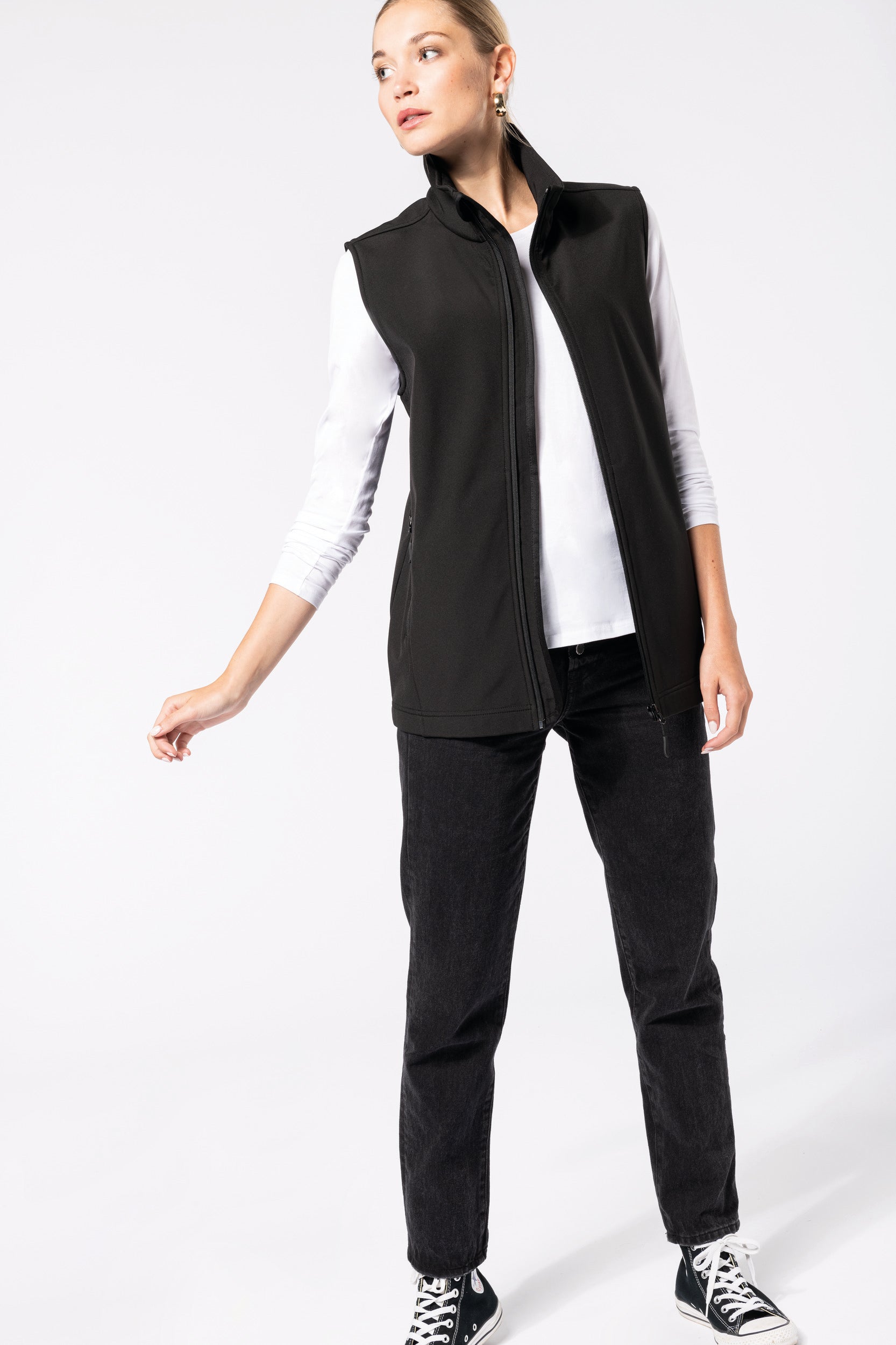 Bodywarmer softshell écoresponsable 2 couches unisexe