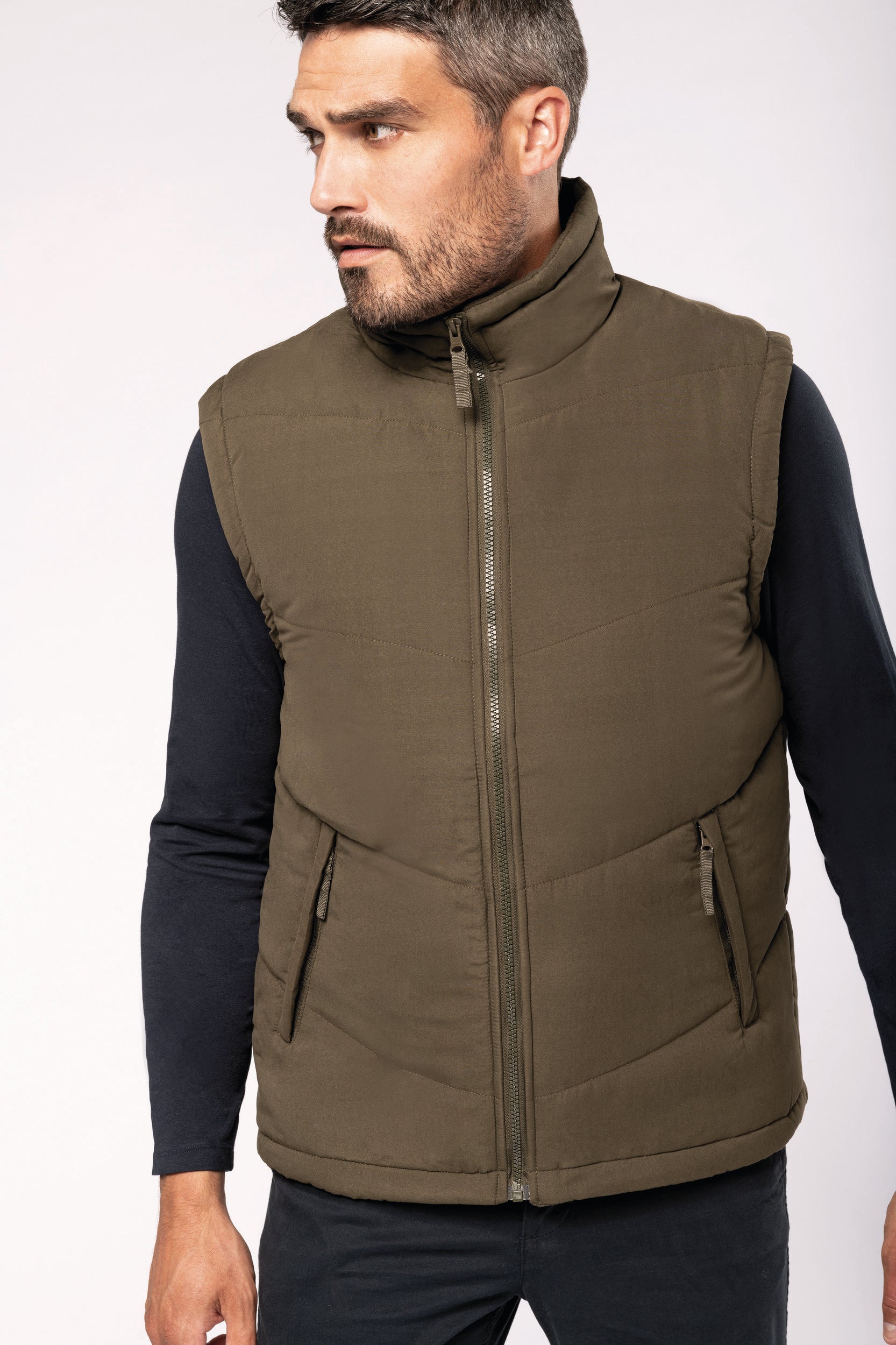 Bodywarmer doublé polaire unisexe