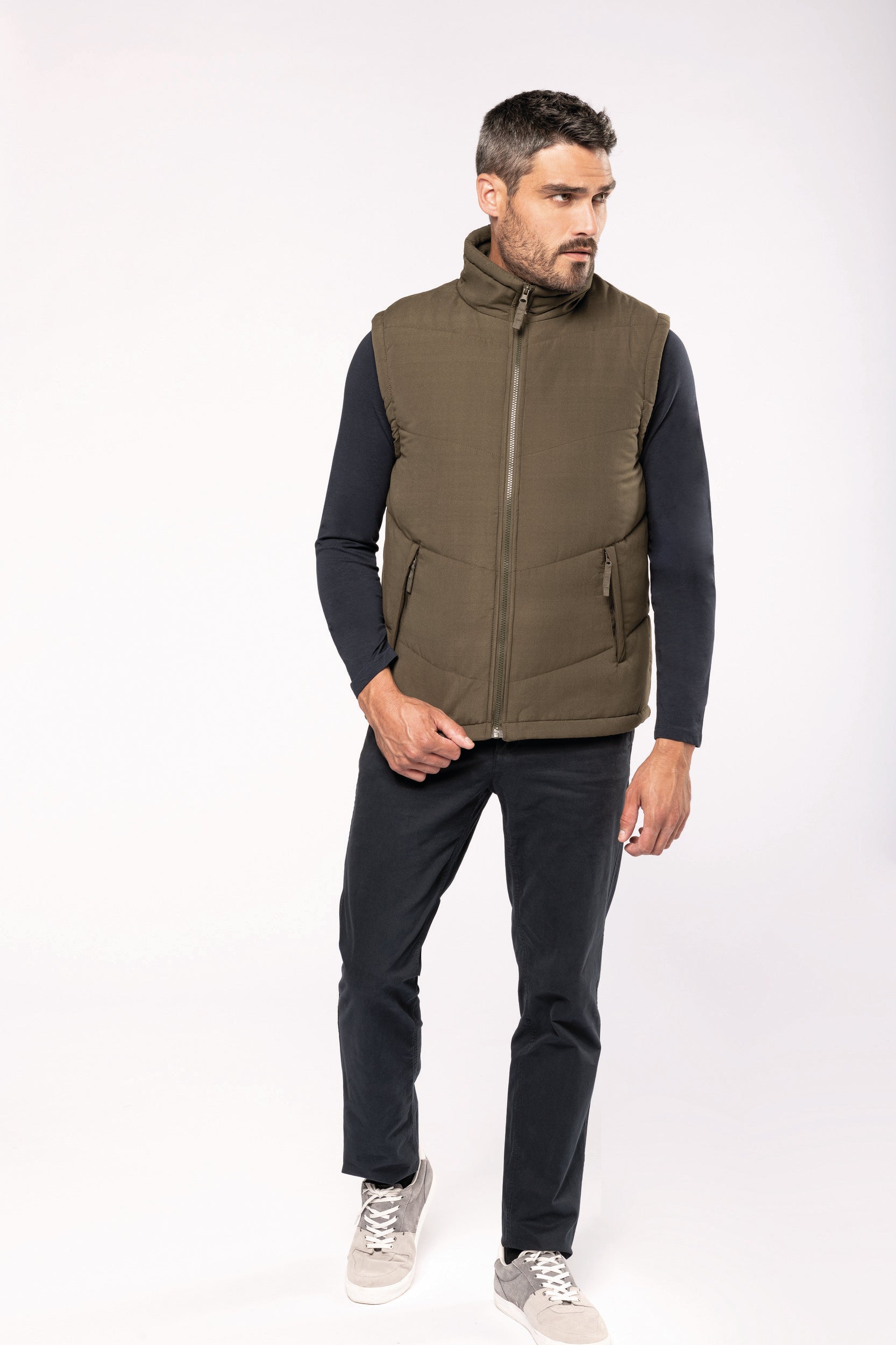 Bodywarmer doublé polaire unisexe