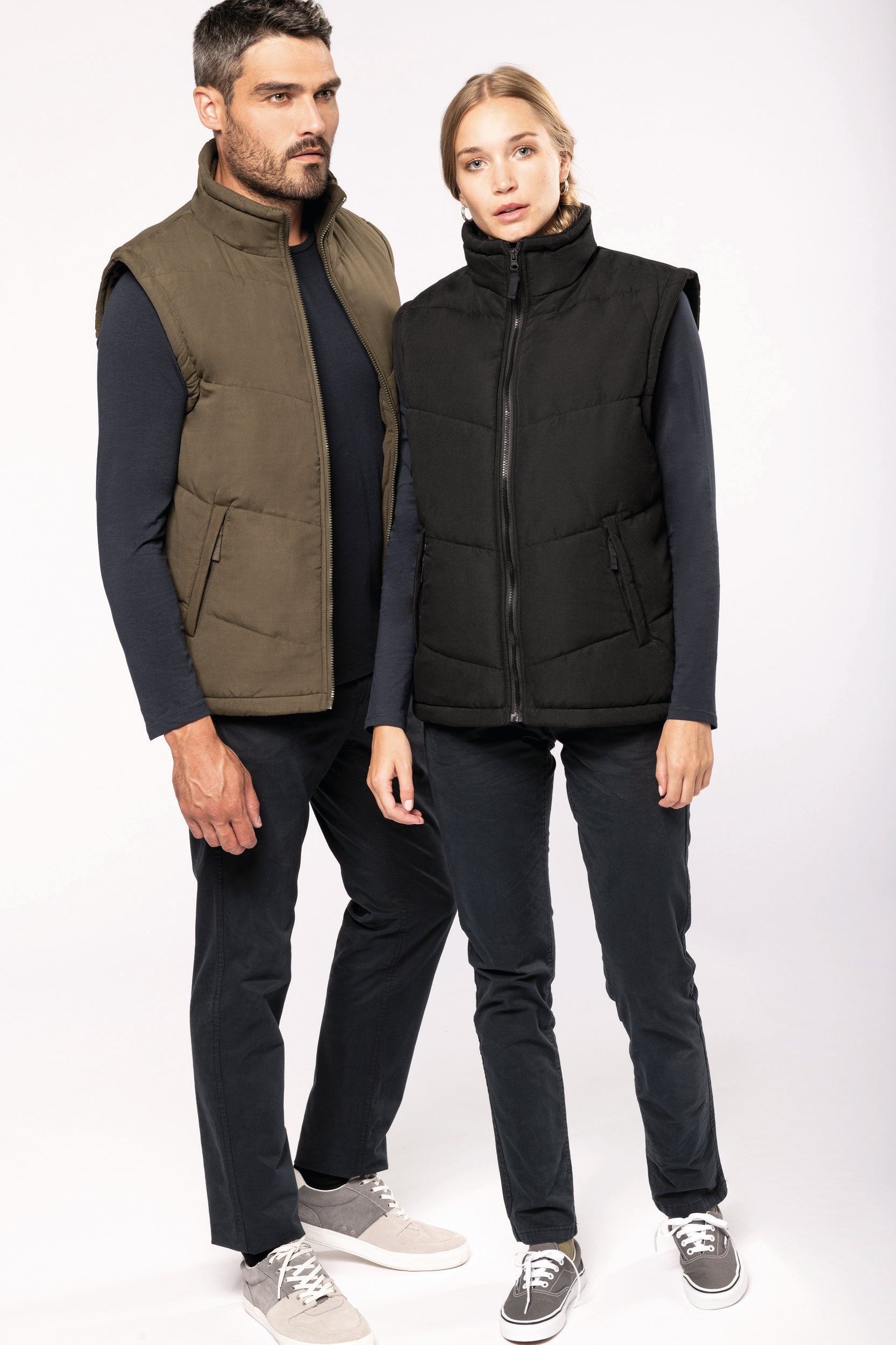 Bodywarmer doublé polaire unisexe