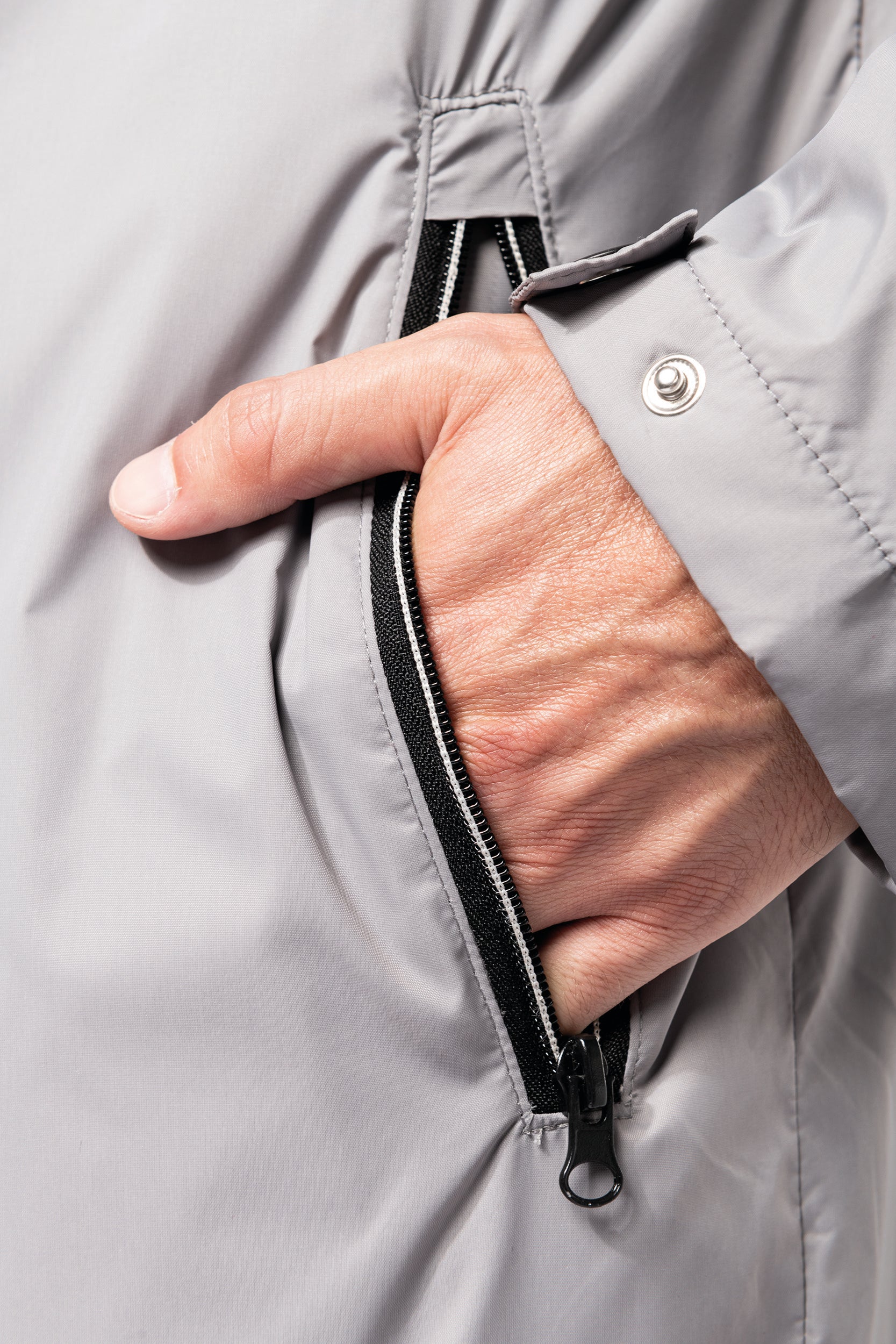 Veste à capuche avec doublure en micropolaire unisexe