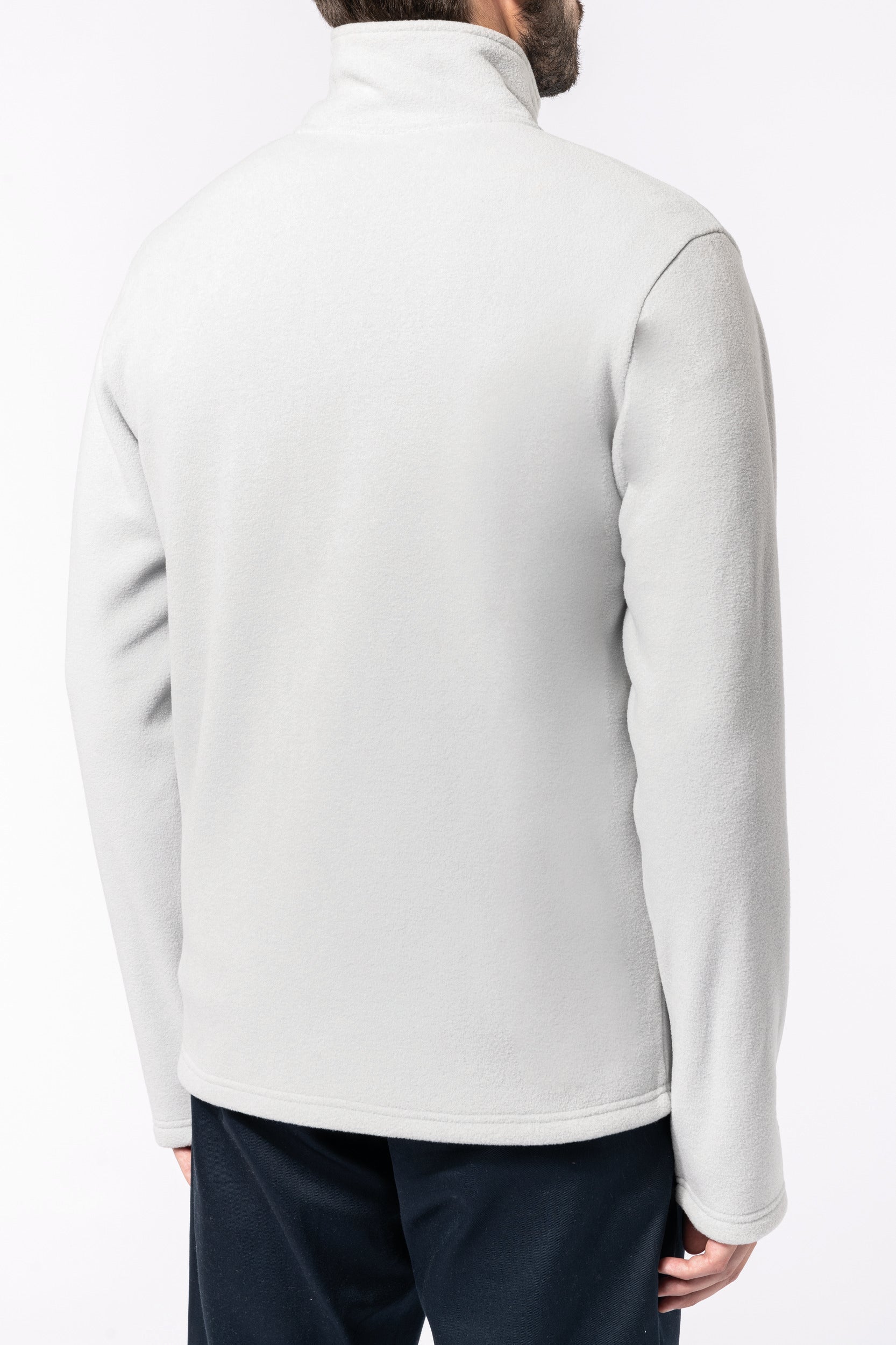 Unisex eco-responsible microfleece jacket