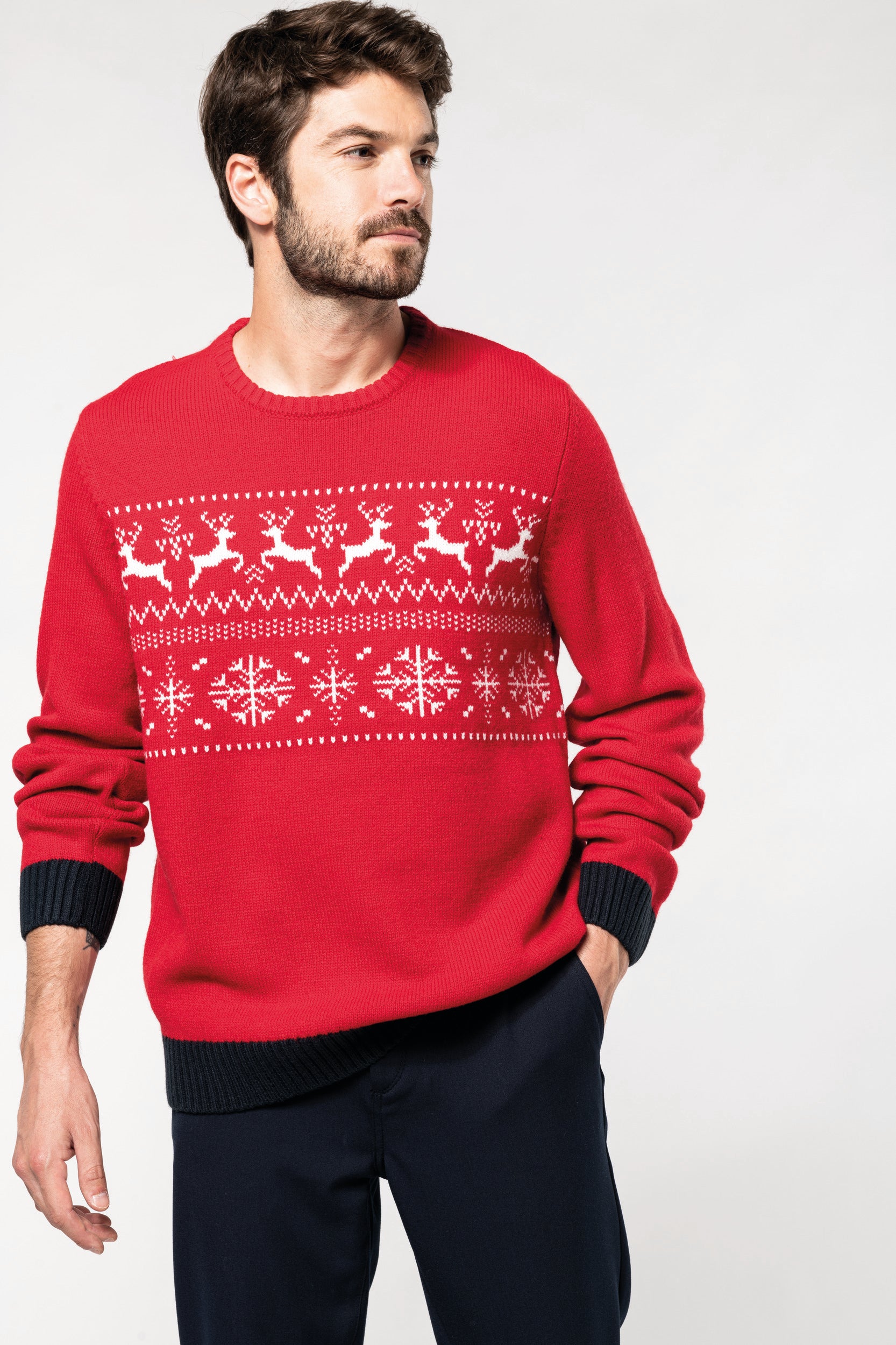 Rendier kersttrui