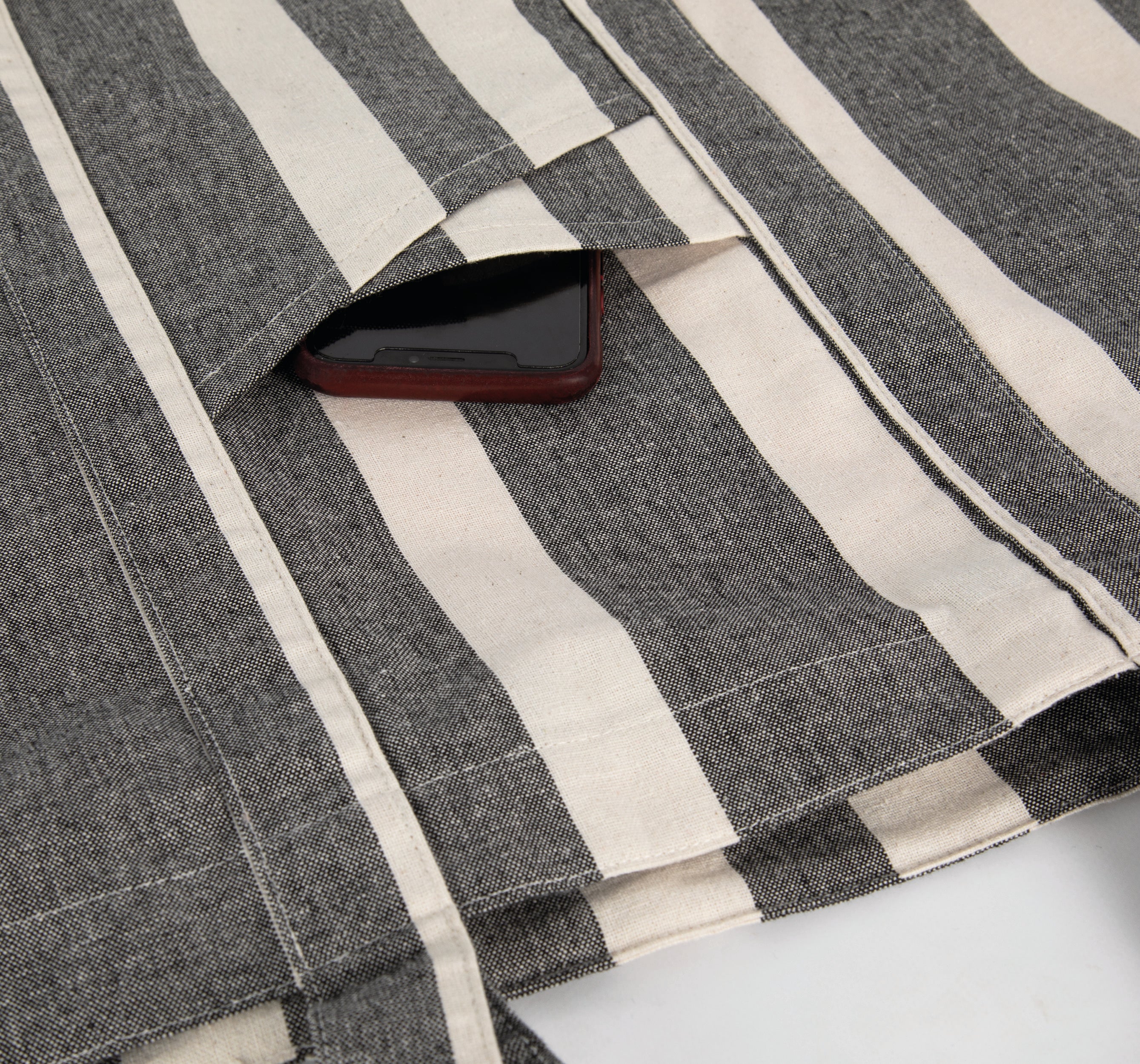 Recycled tote bag - Striped patterns