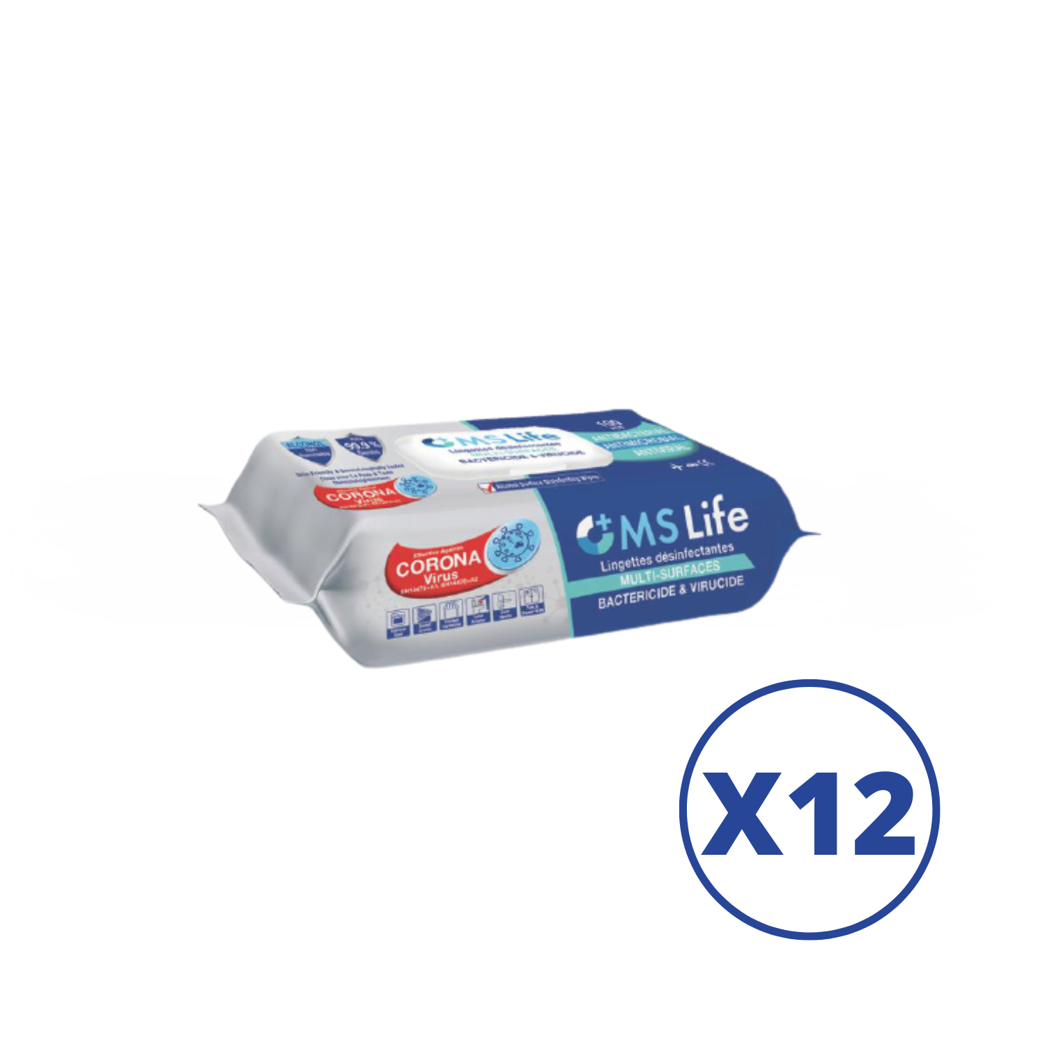 Multi-Surface Disinfectant Wipes - 100 Pack