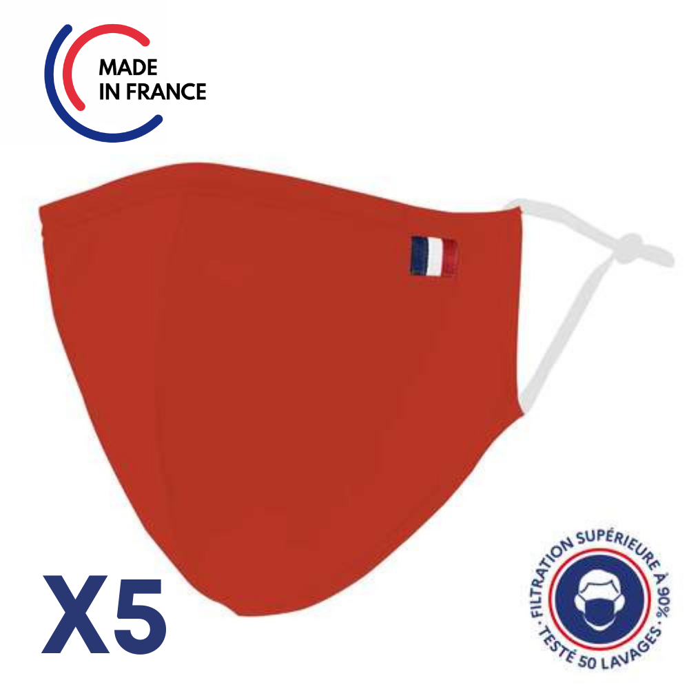 Uns1 Mask 50 Washes Ninja Shape - Cotton - Adult Size - General Public Mask With Filtration Guaranteed Over 99%