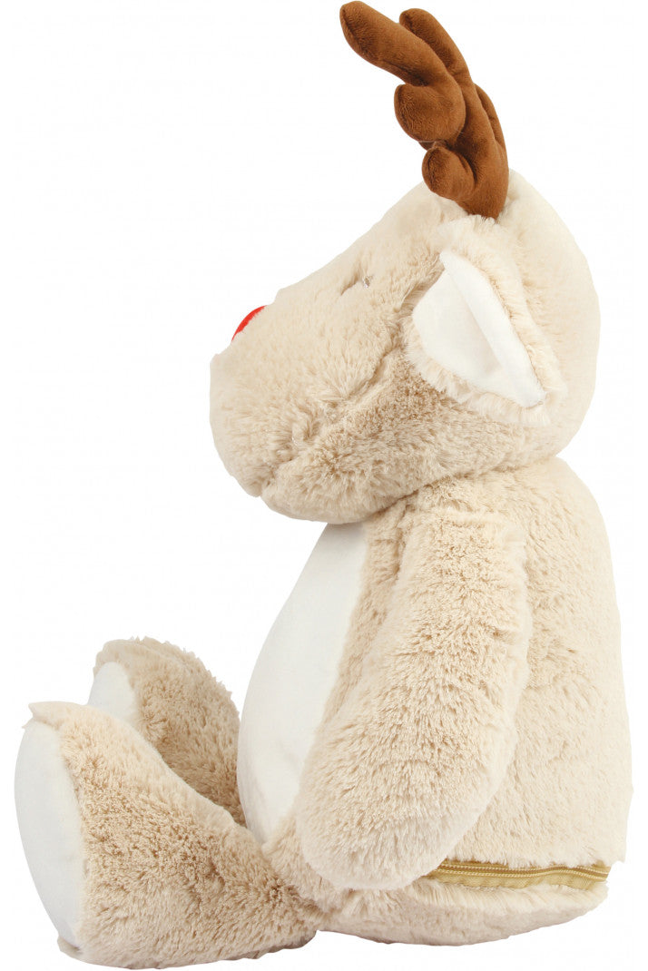 Peluche zippée Renne