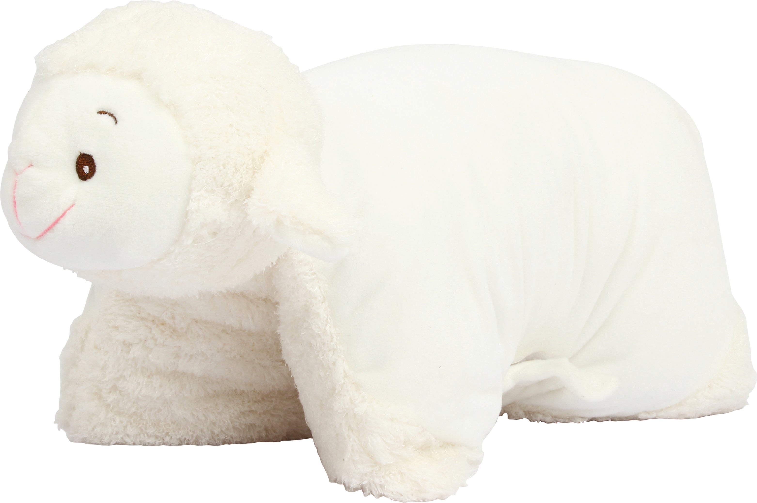 Coussin-peluche zippé Agneau