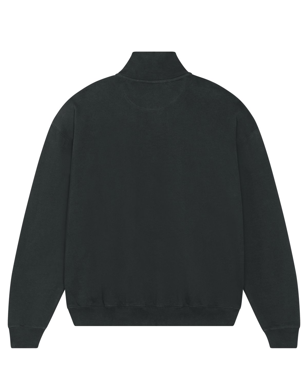 Unisex sweatshirt met kwartrits, boxy fit en droog aanvoelend - Miller Dry