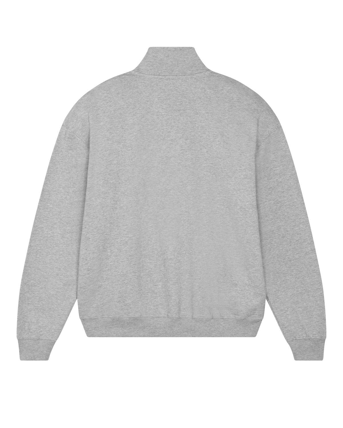 Unisex sweatshirt met kwartrits, boxy fit en droog aanvoelend - Miller Dry