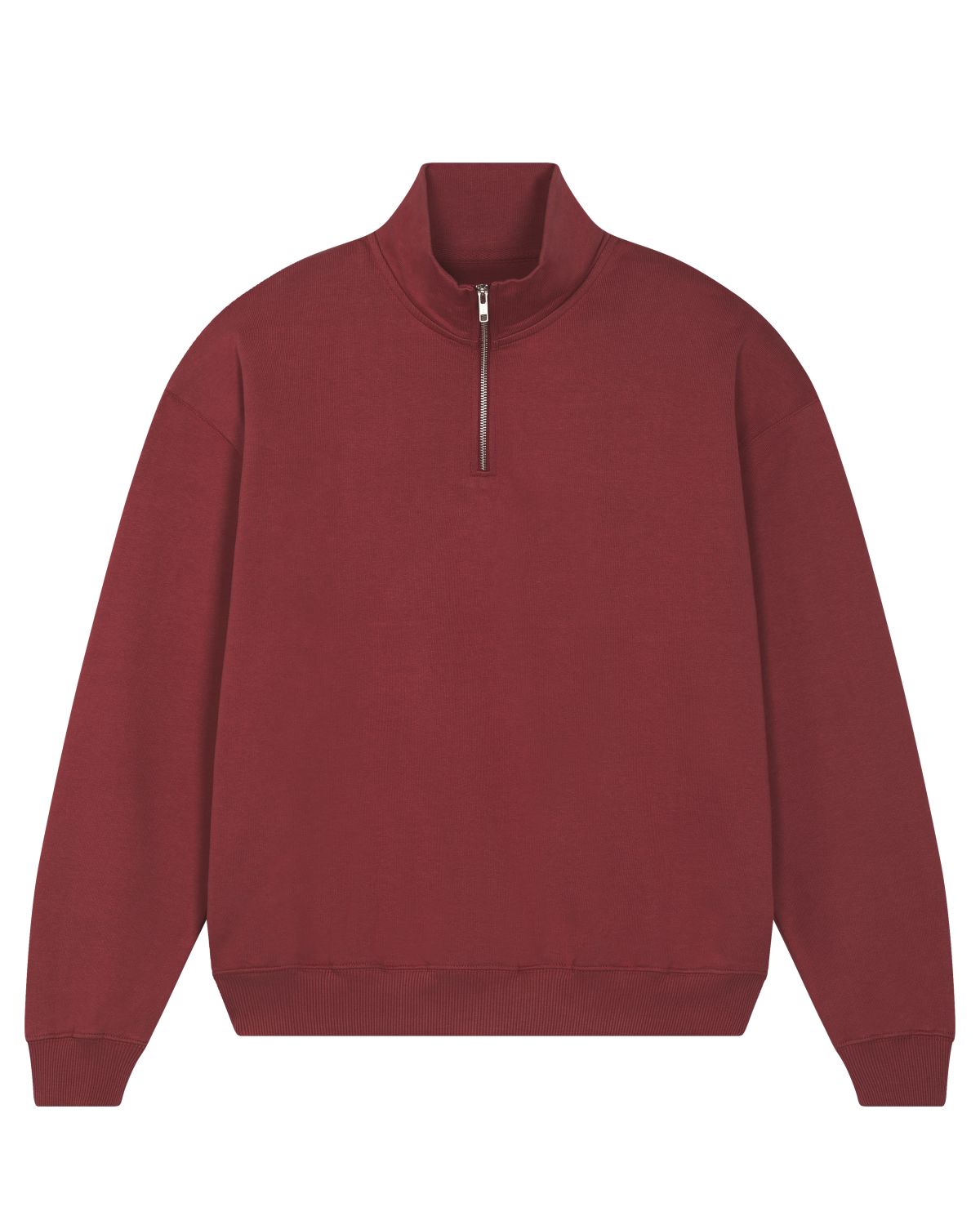 Sweatshirt unisexe à fermeture éclair sur un quart, coupe boxy et sec au toucher - Miller Dry