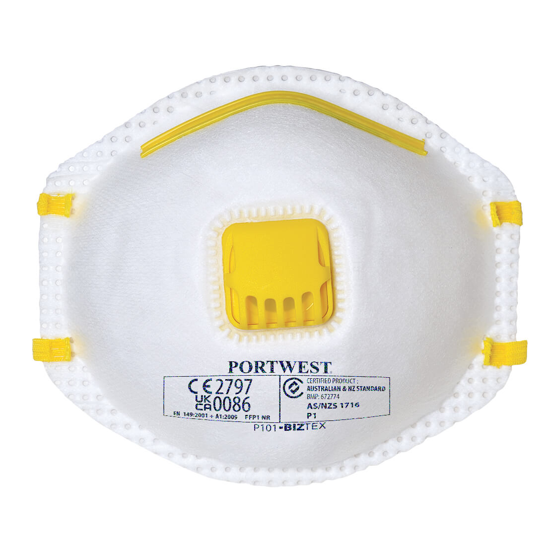 Masque poussières à valve FFP1