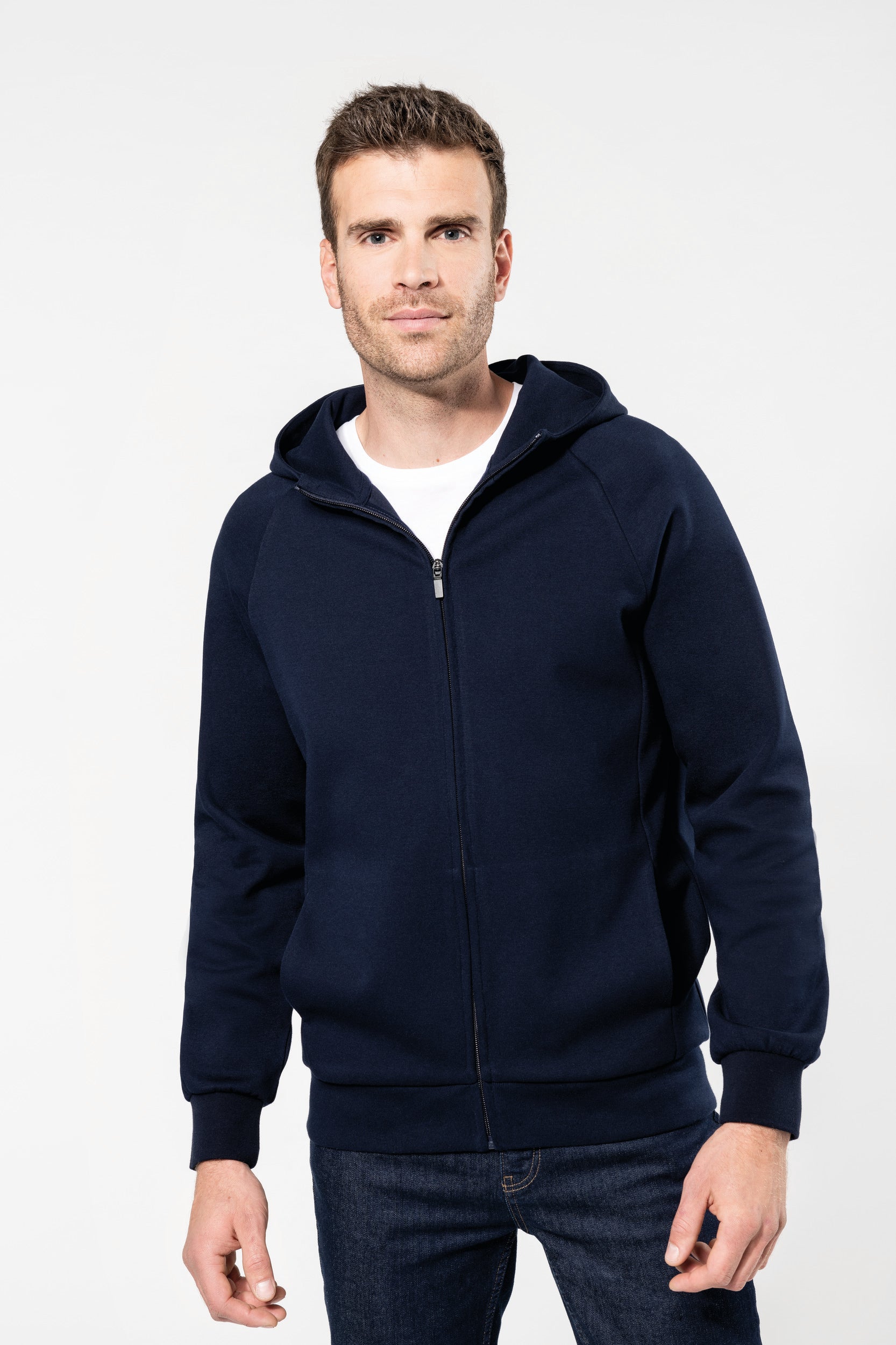 Veste zippée à capuche homme