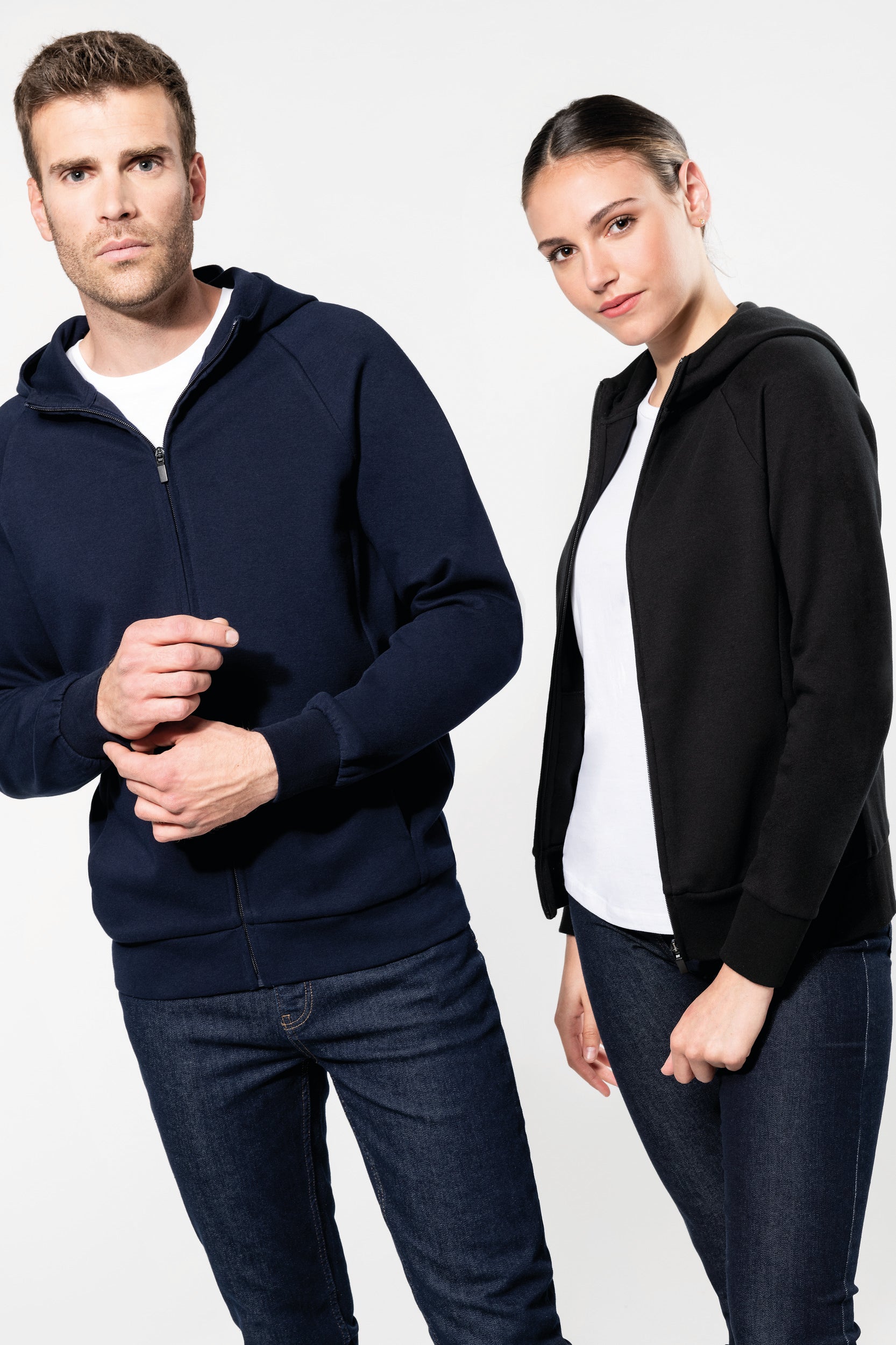 Veste zippée à capuche homme