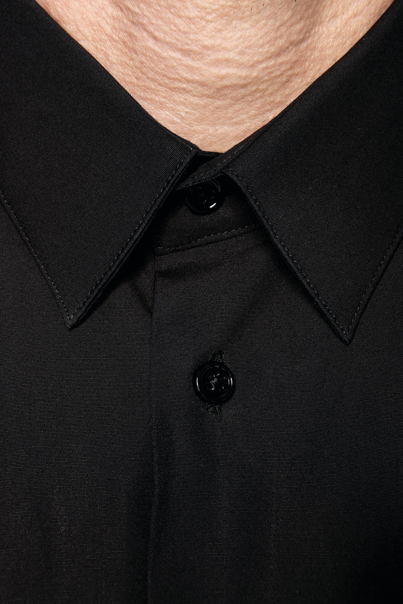 Chemise popeline manches longues homme