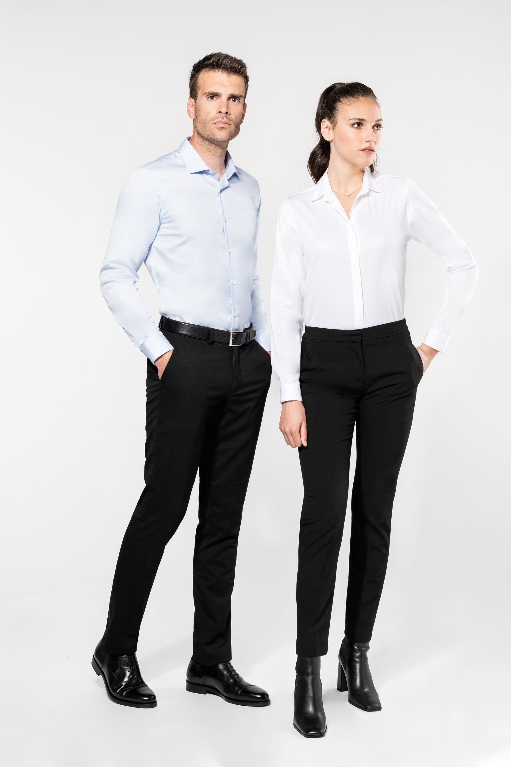 Chemise twill manches longues femme
