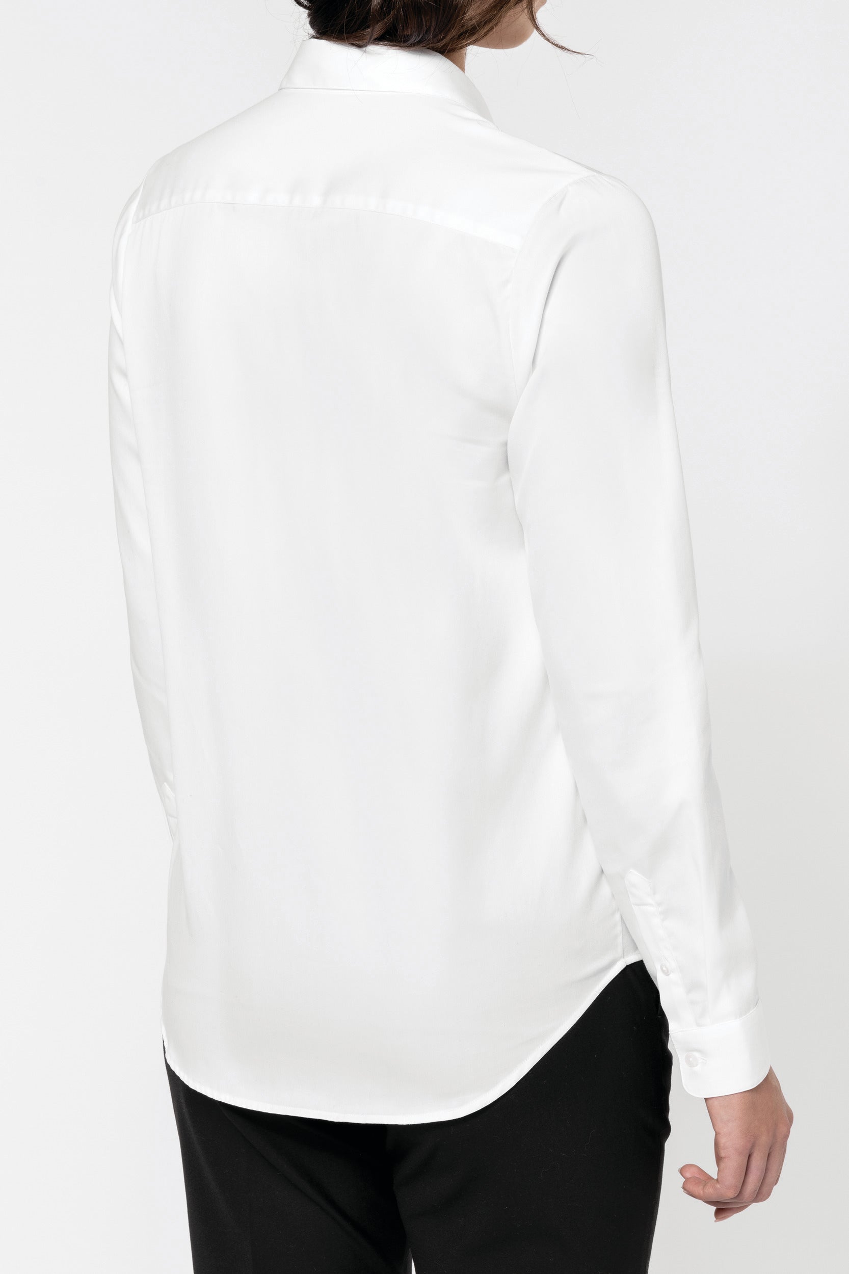 Chemise twill manches longues femme