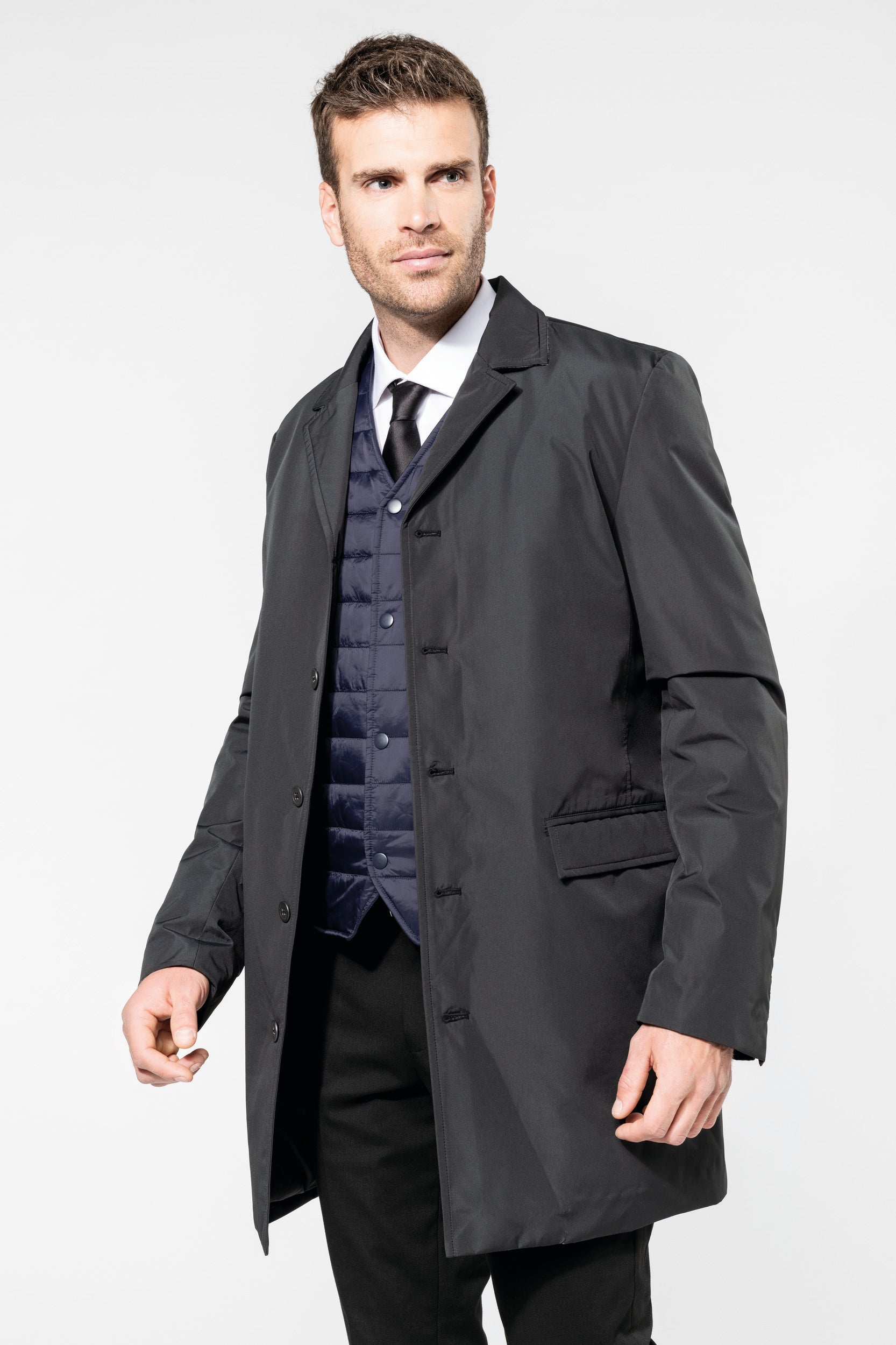 Trench structuré homme