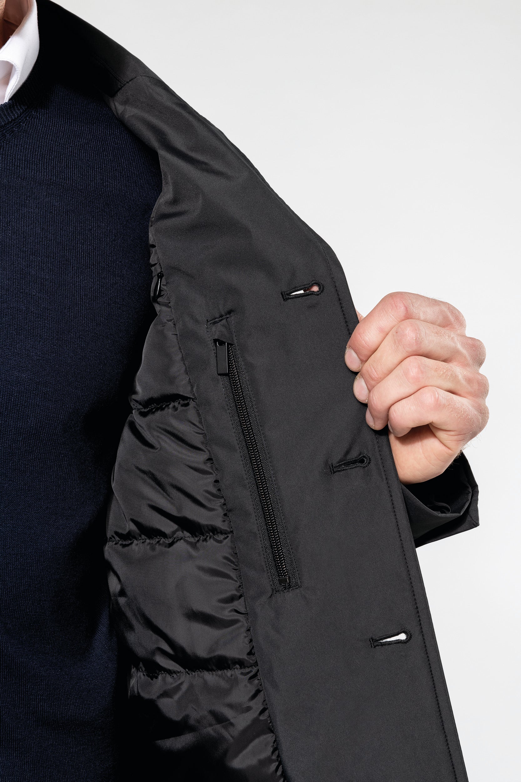 Trench structuré homme