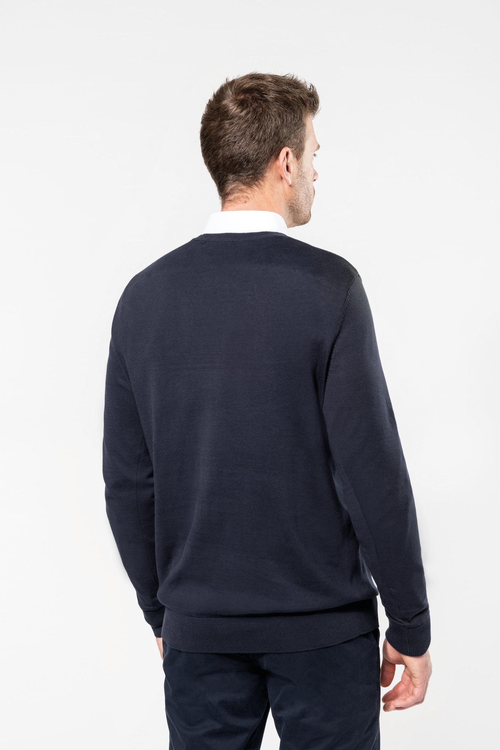Men's Supima® round neck sweater