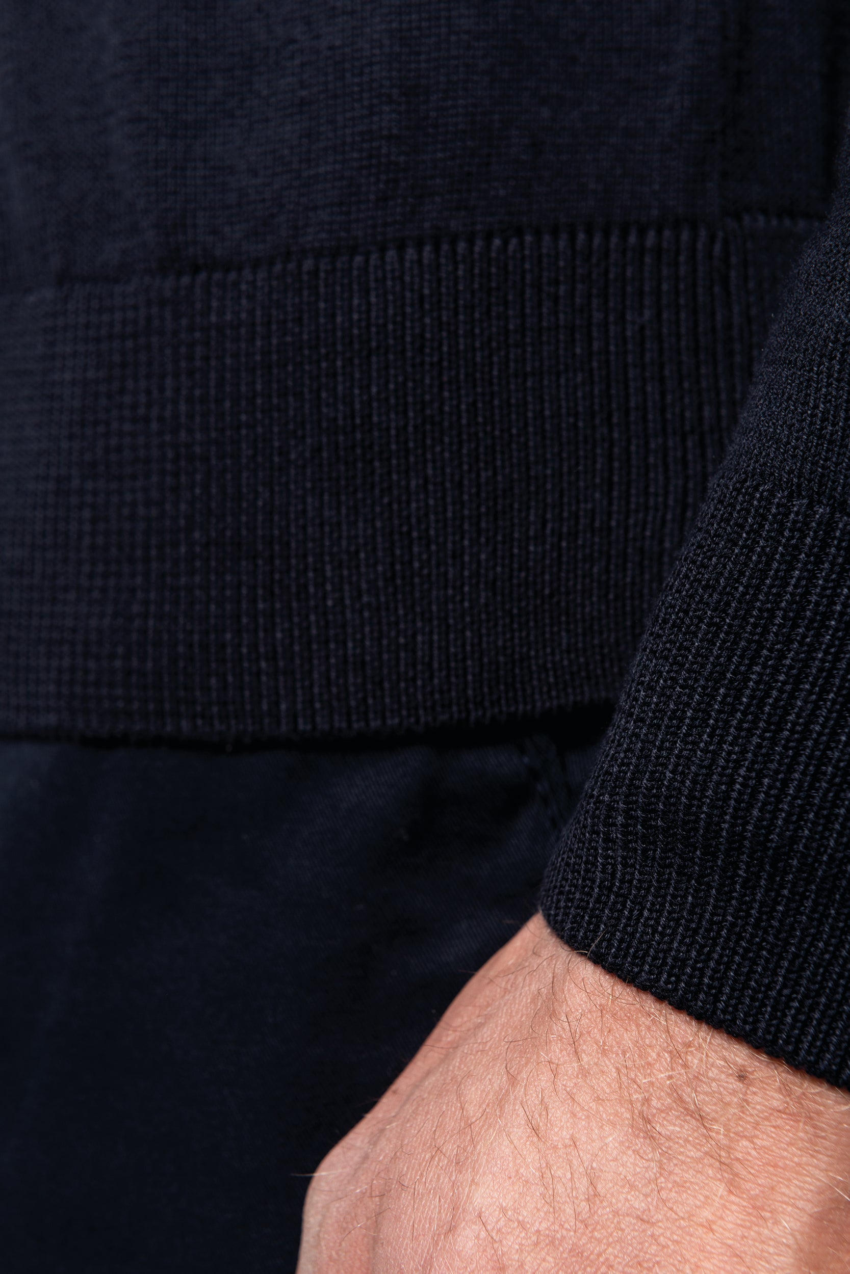 Men's Supima® round neck sweater