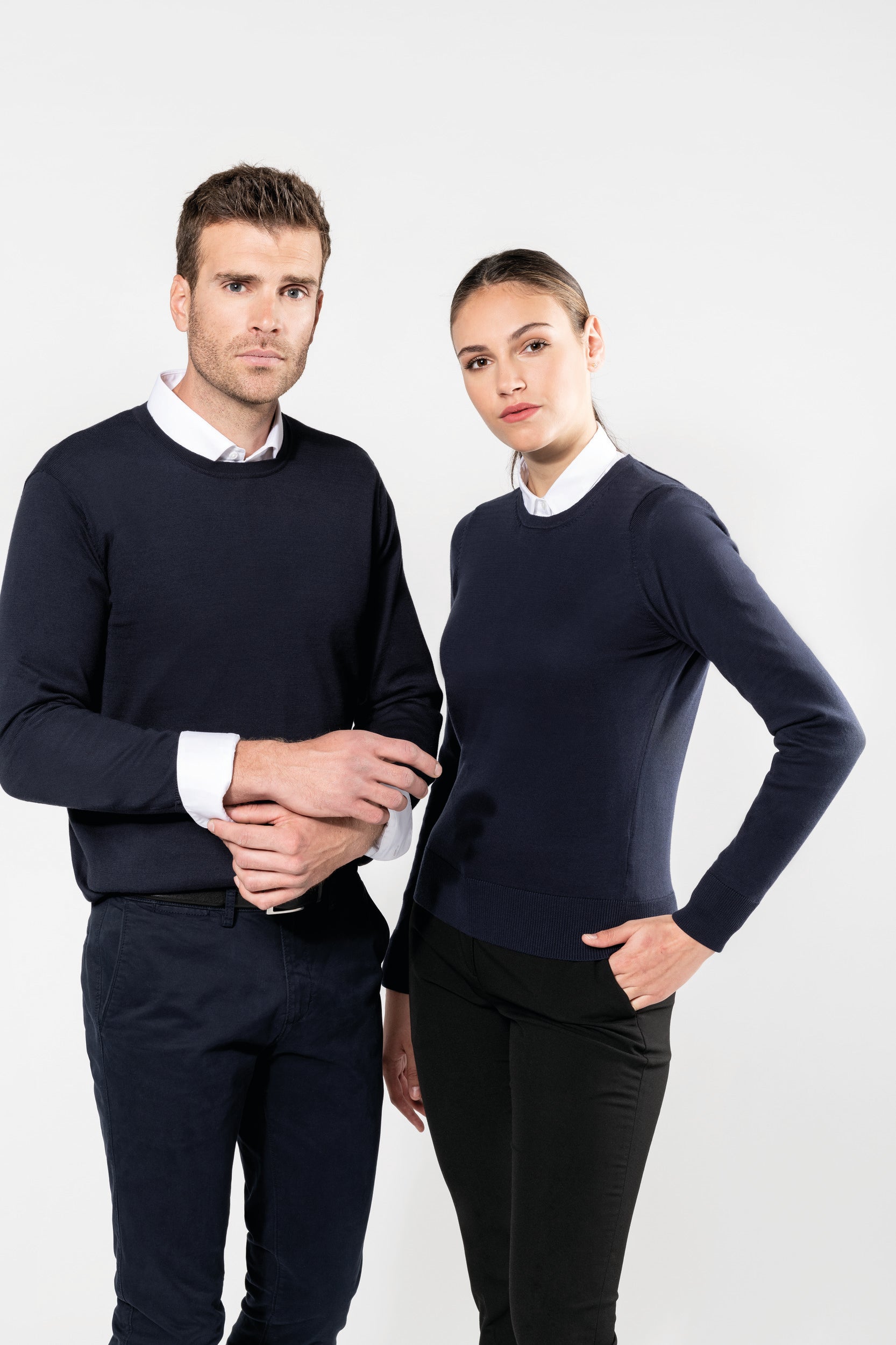 Women's Supima® round neck jumper