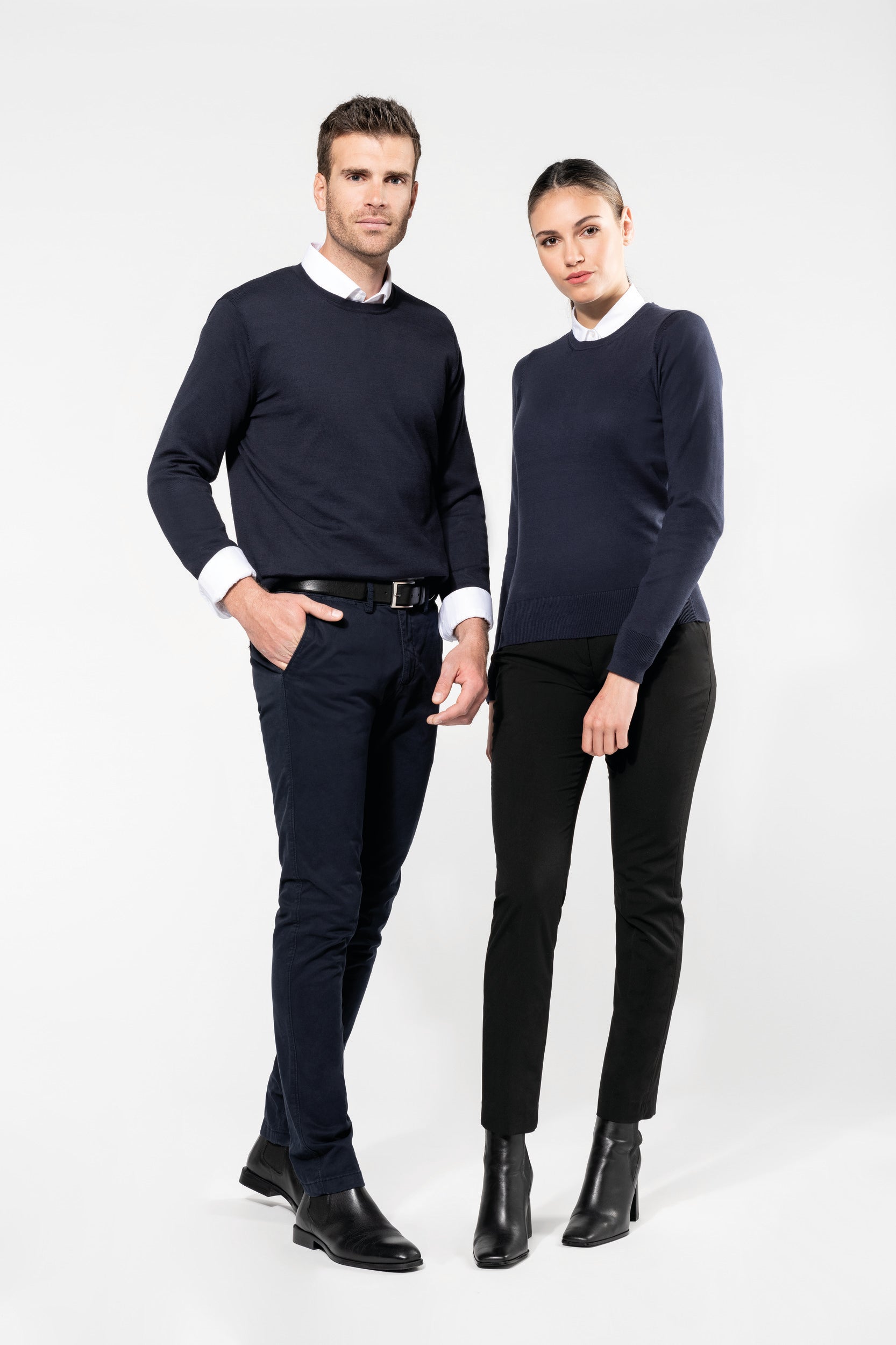 Women's Supima® round neck jumper