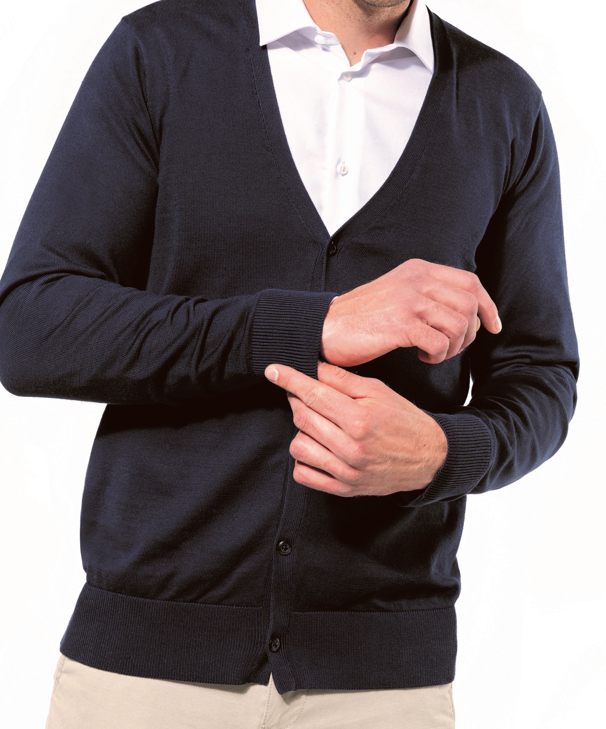 Cardigan Supima® homme
