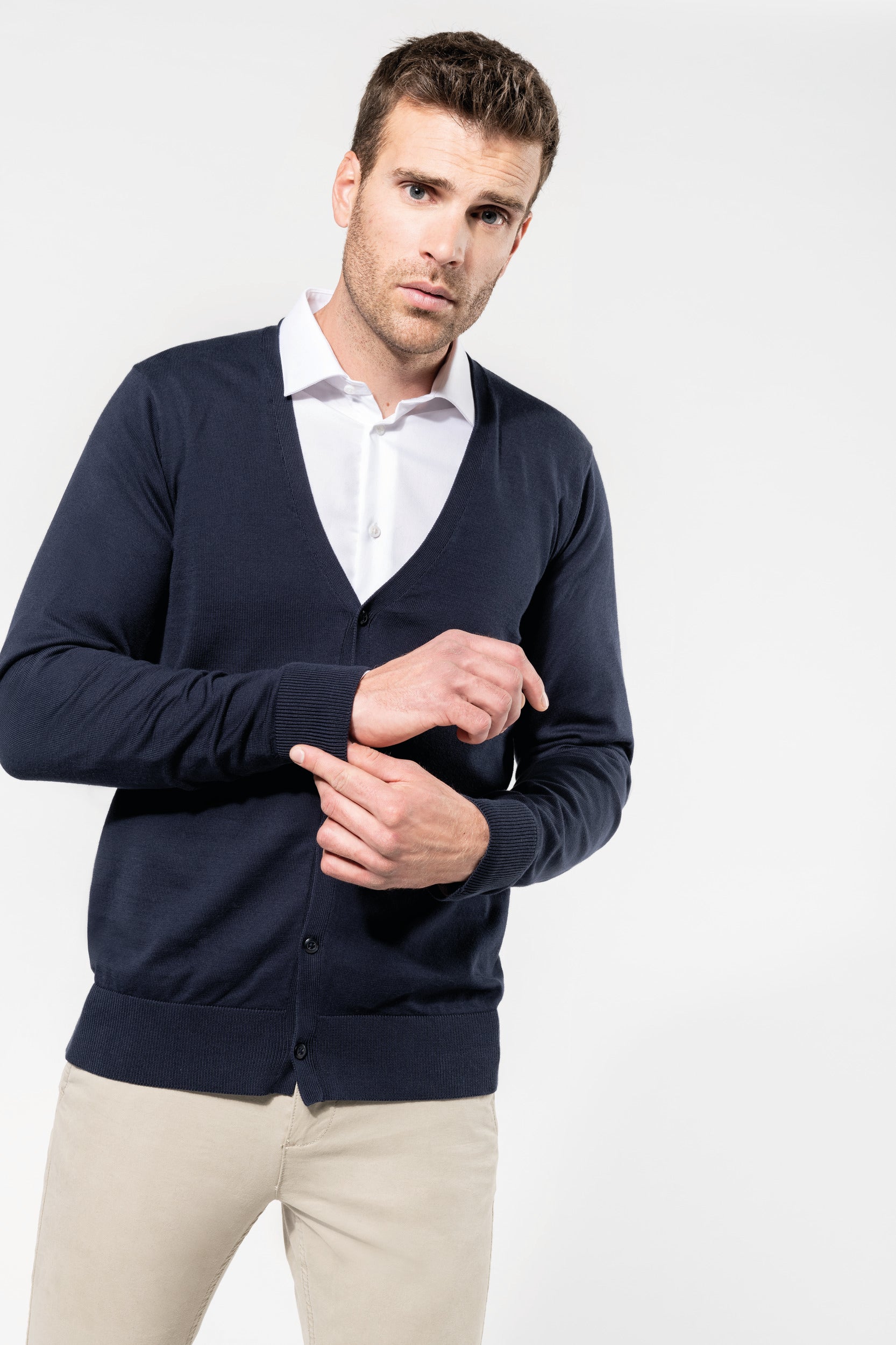 Cardigan Supima® homme