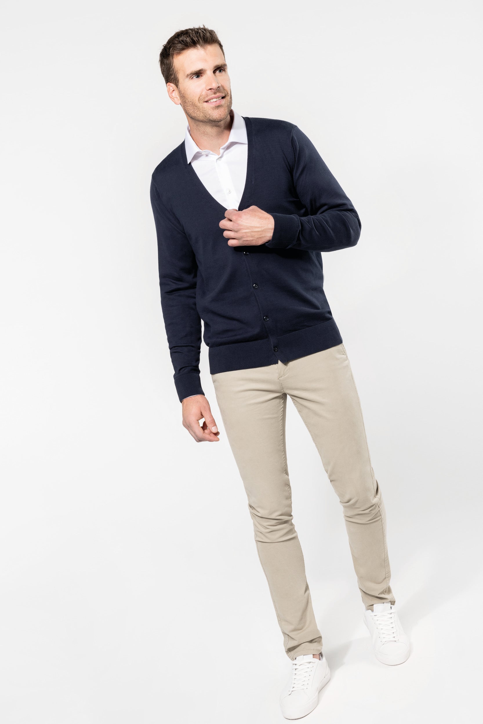 Cardigan Supima® homme
