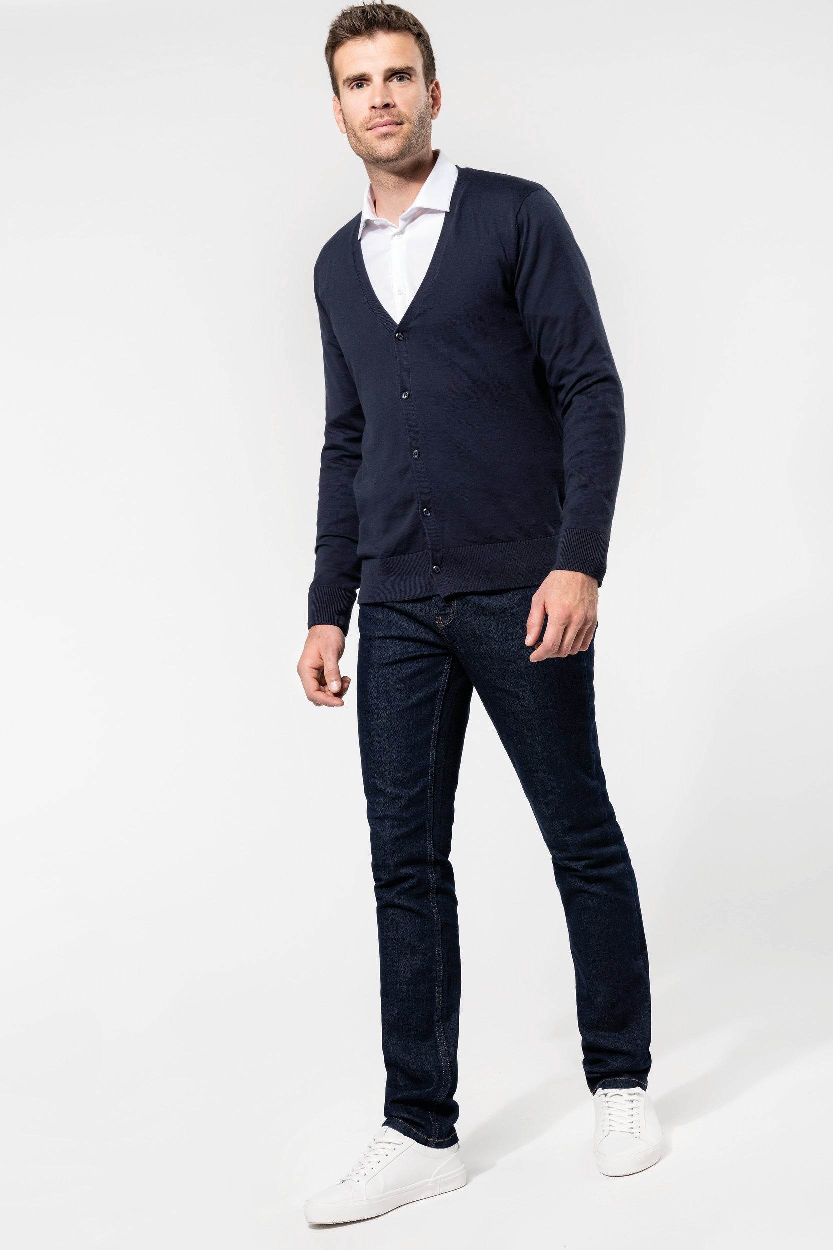 Cardigan Supima® homme