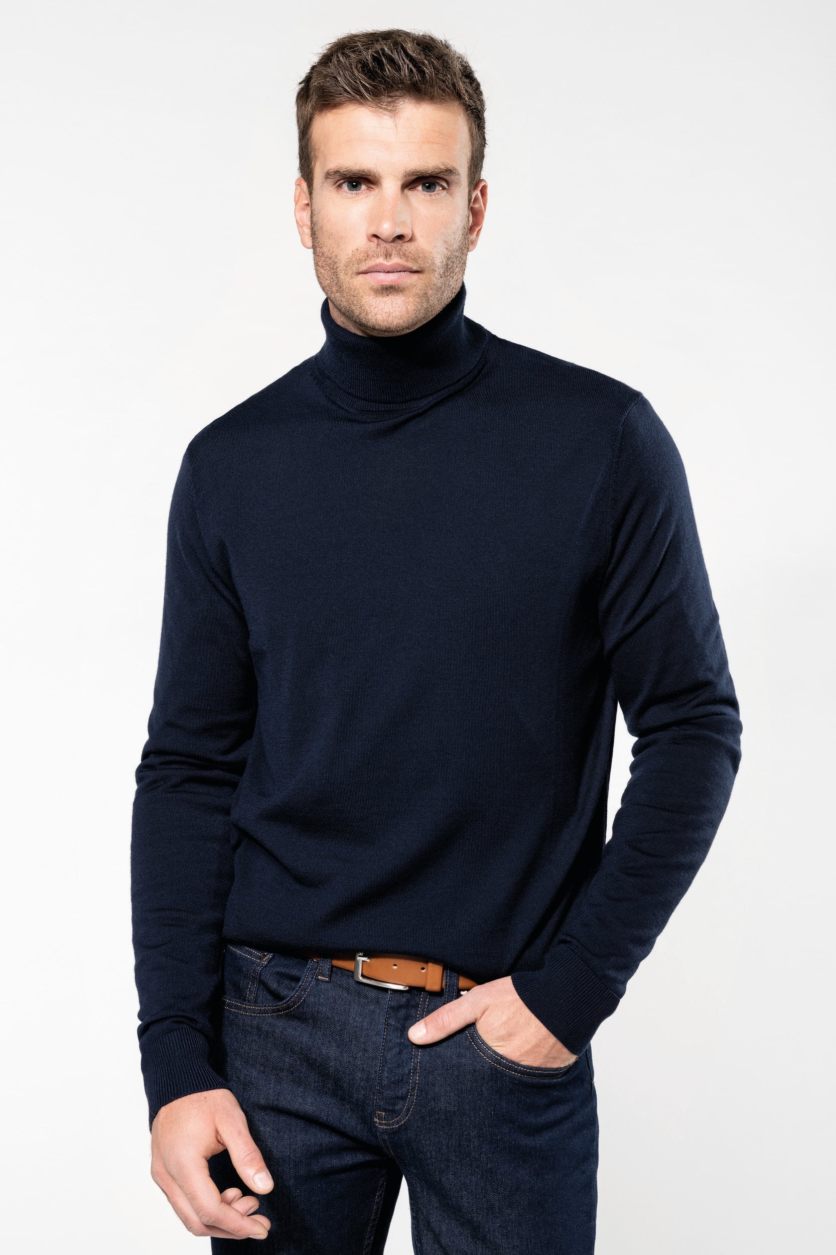 Men's turtleneck merino sweater