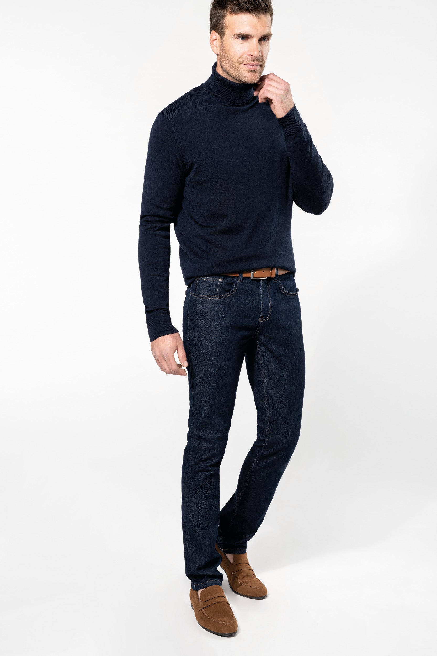 Men's turtleneck merino sweater
