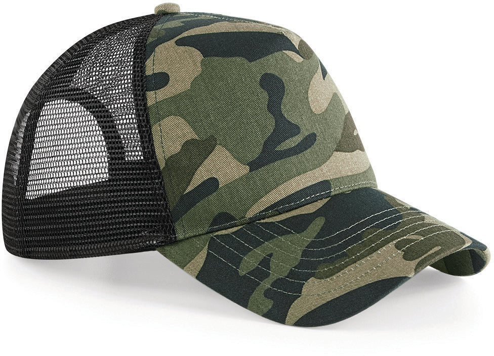 Camo Snapback Cap