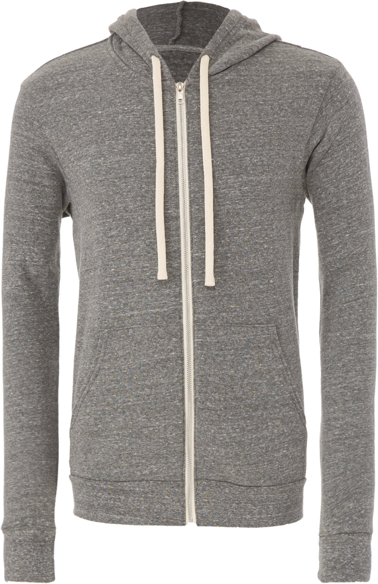 TRIBLEND ZIP-UP HOODED SWEATSHIRT