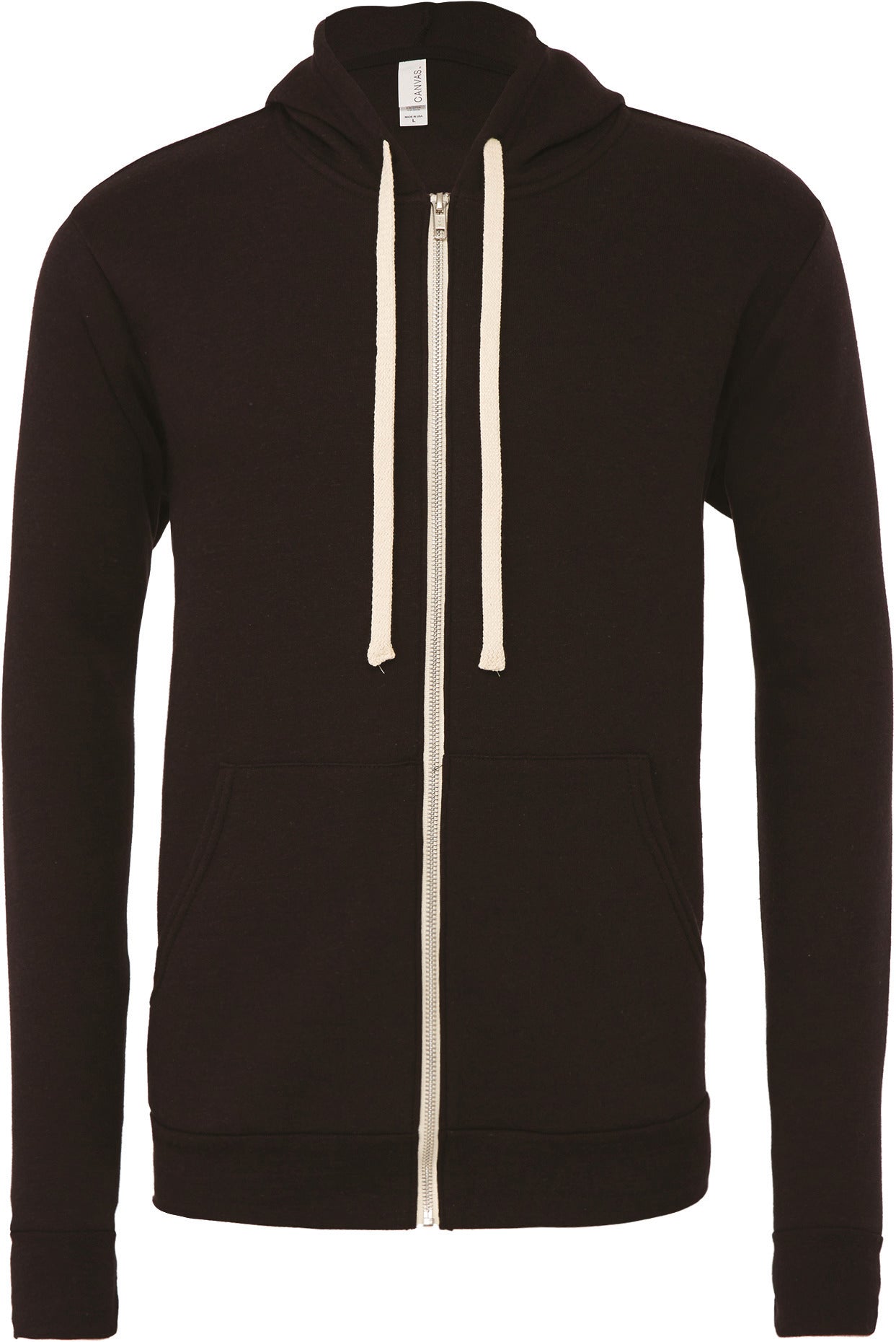 TRIBLEND ZIP-UP HOODED SWEATSHIRT