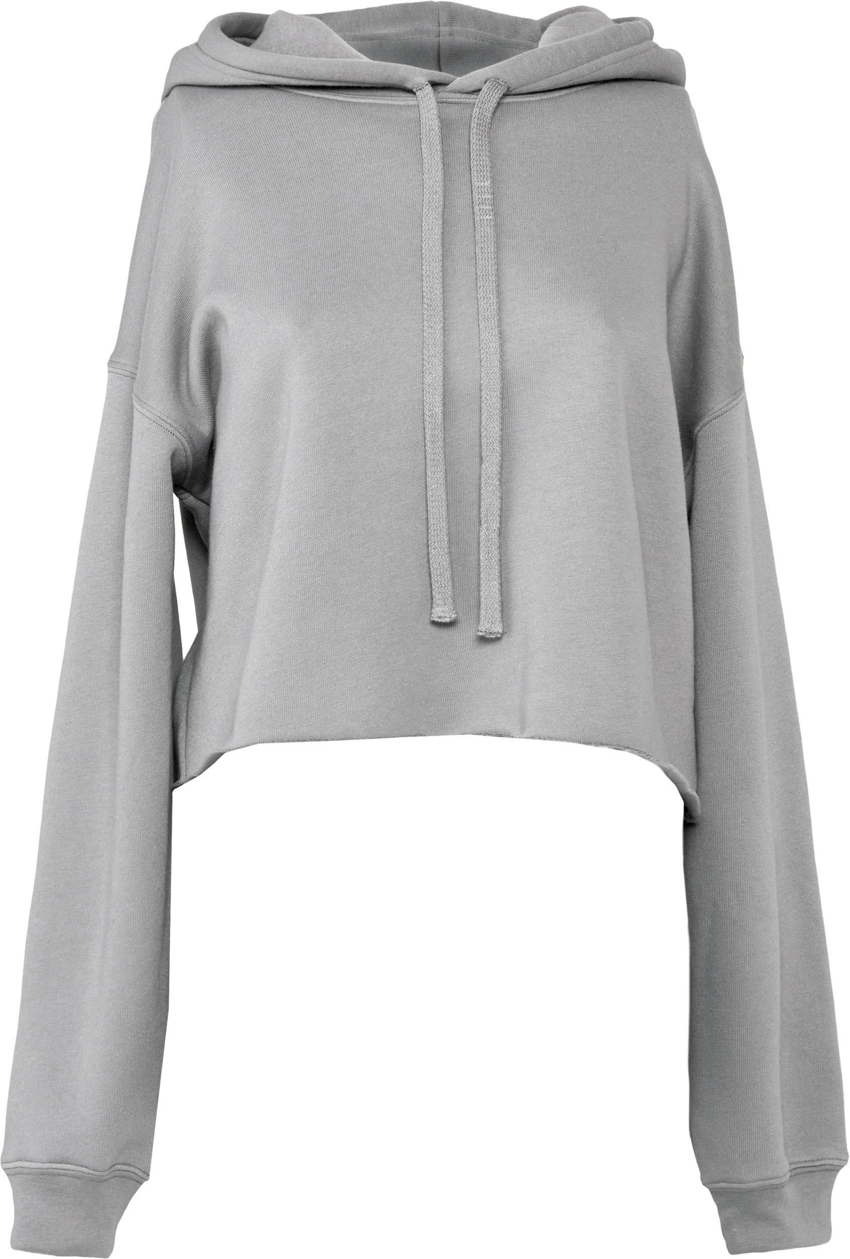 Women's hooded cropped sweatshirt