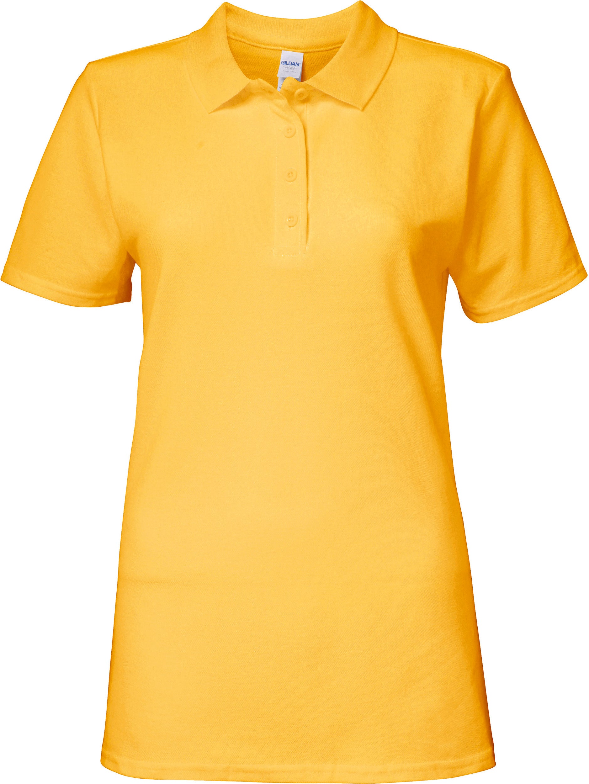 Softstyle dubbel piqué-poloshirt voor dames