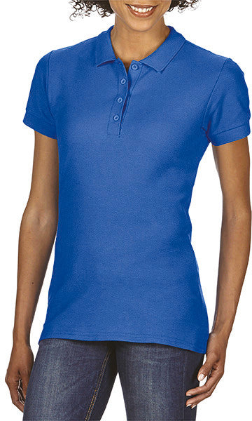 Softstyle dubbel piqué-poloshirt voor dames