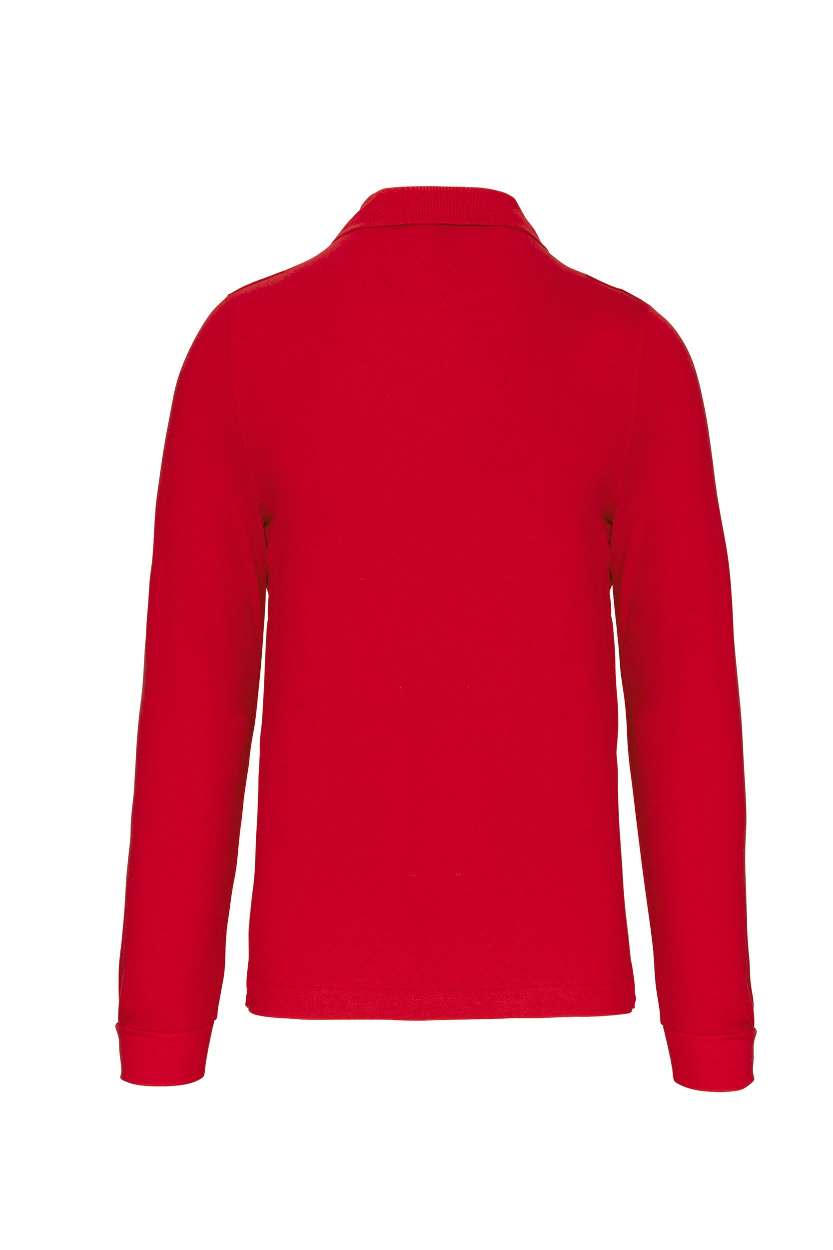 Heren poloshirt met lange mouwen
