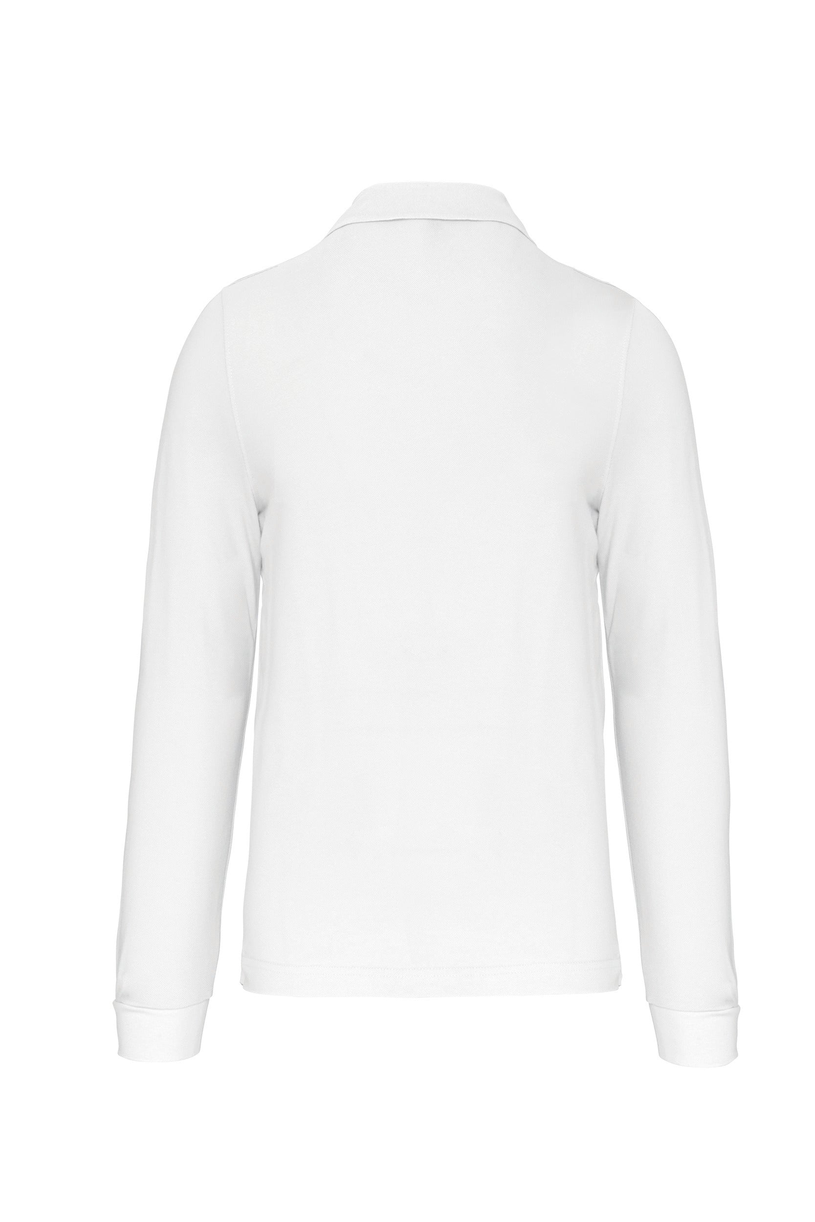 Heren poloshirt met lange mouwen
