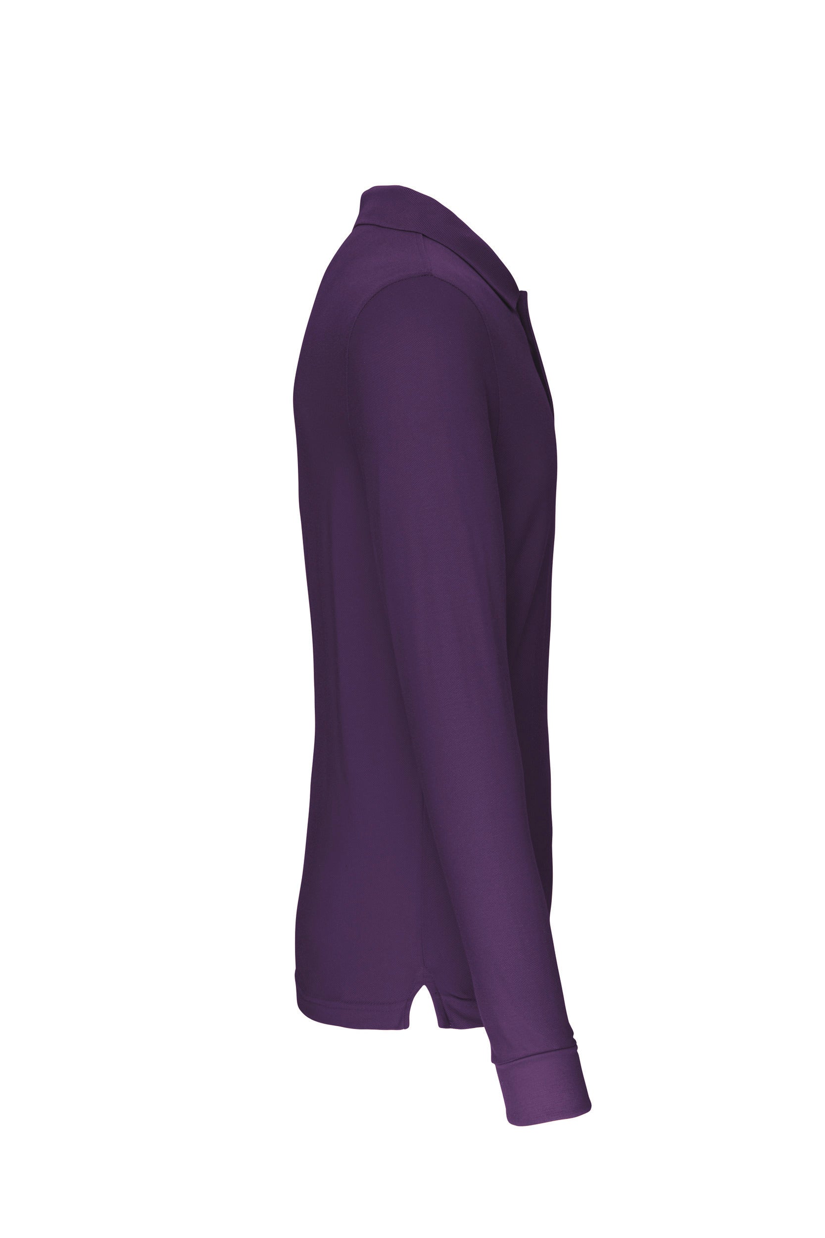 Heren poloshirt met lange mouwen