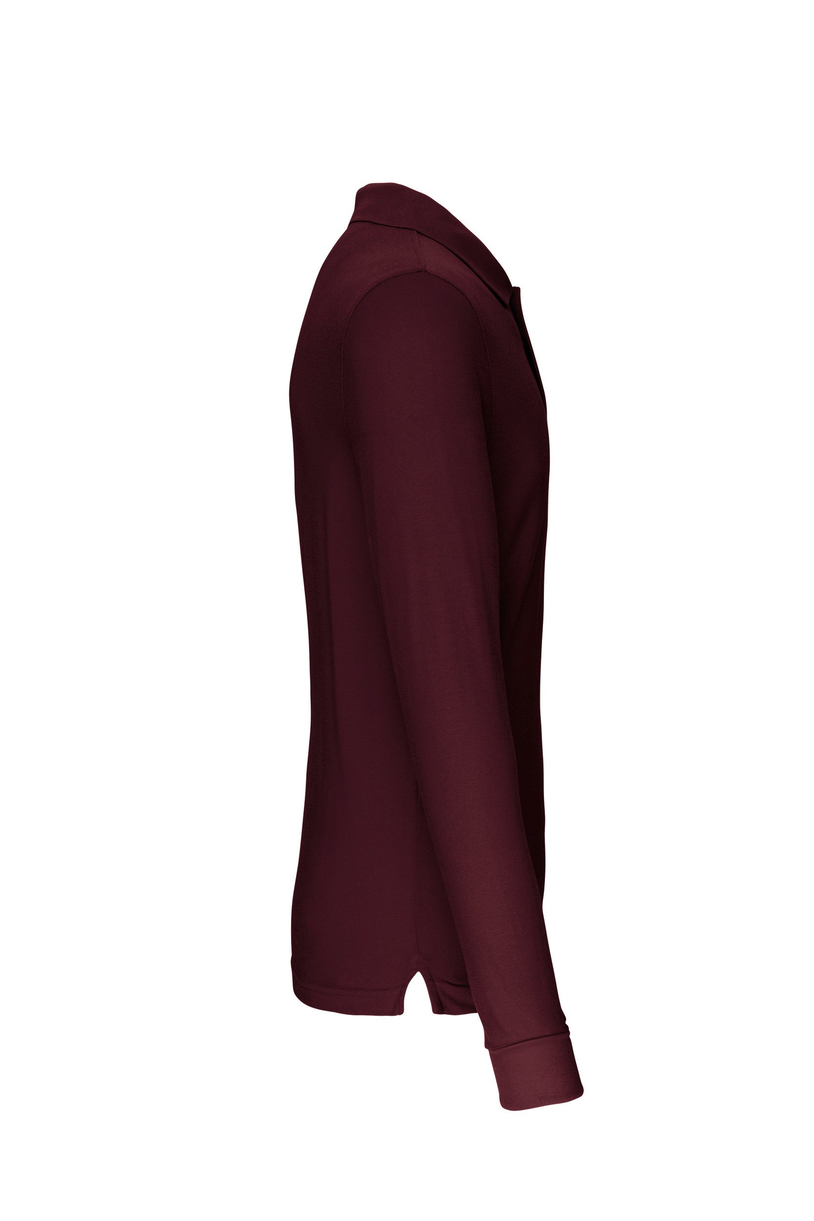 Heren poloshirt met lange mouwen