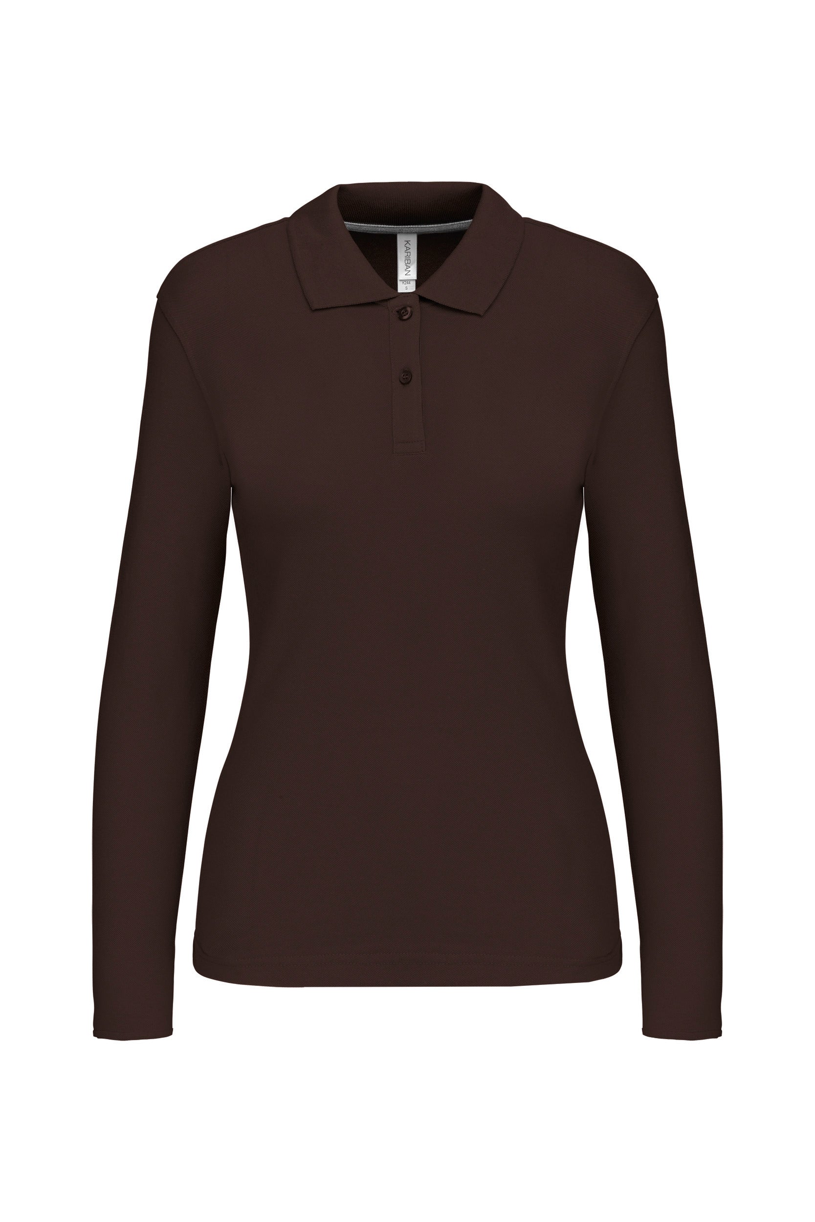 Polo manches longues femme