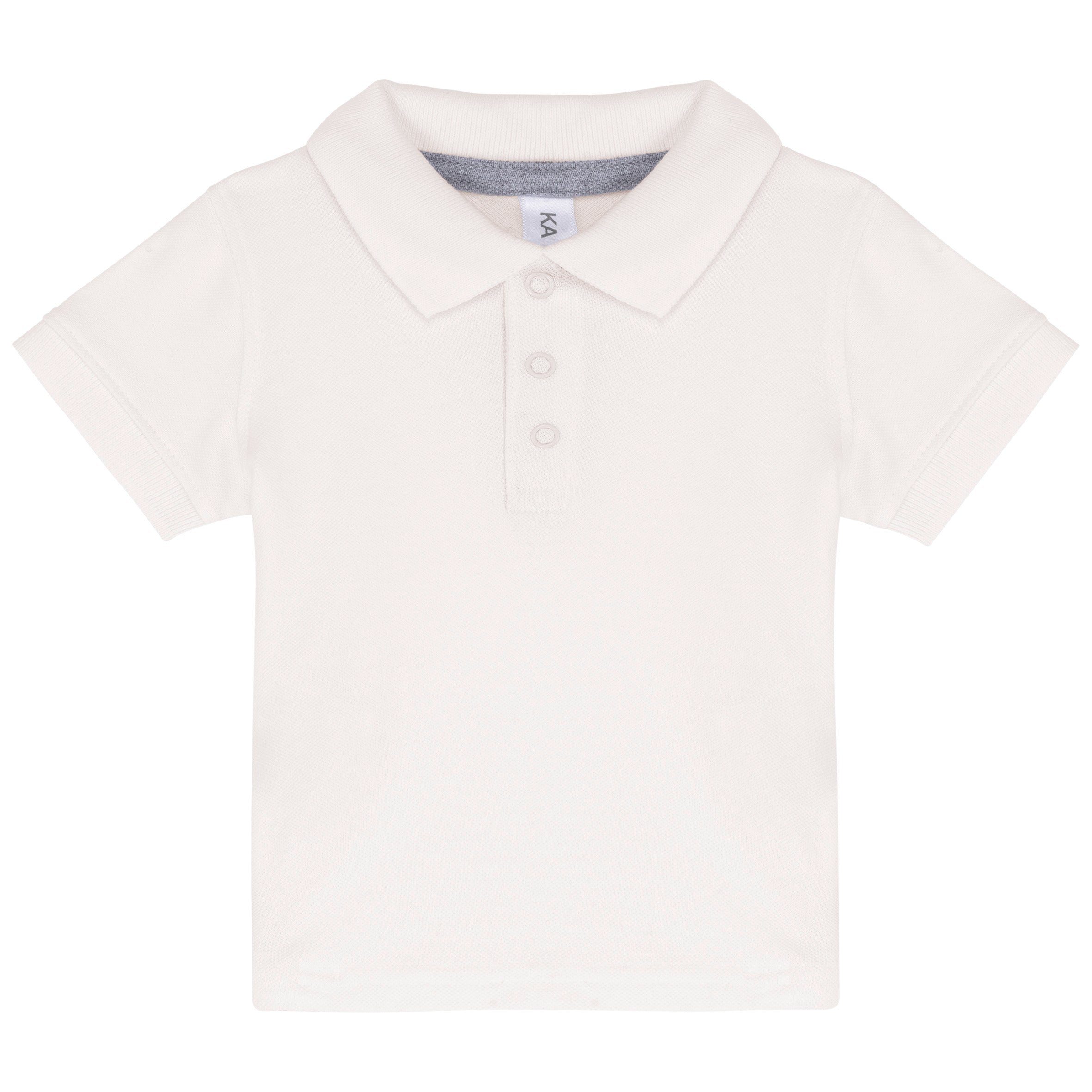 Baby's short-sleeved polo shirt