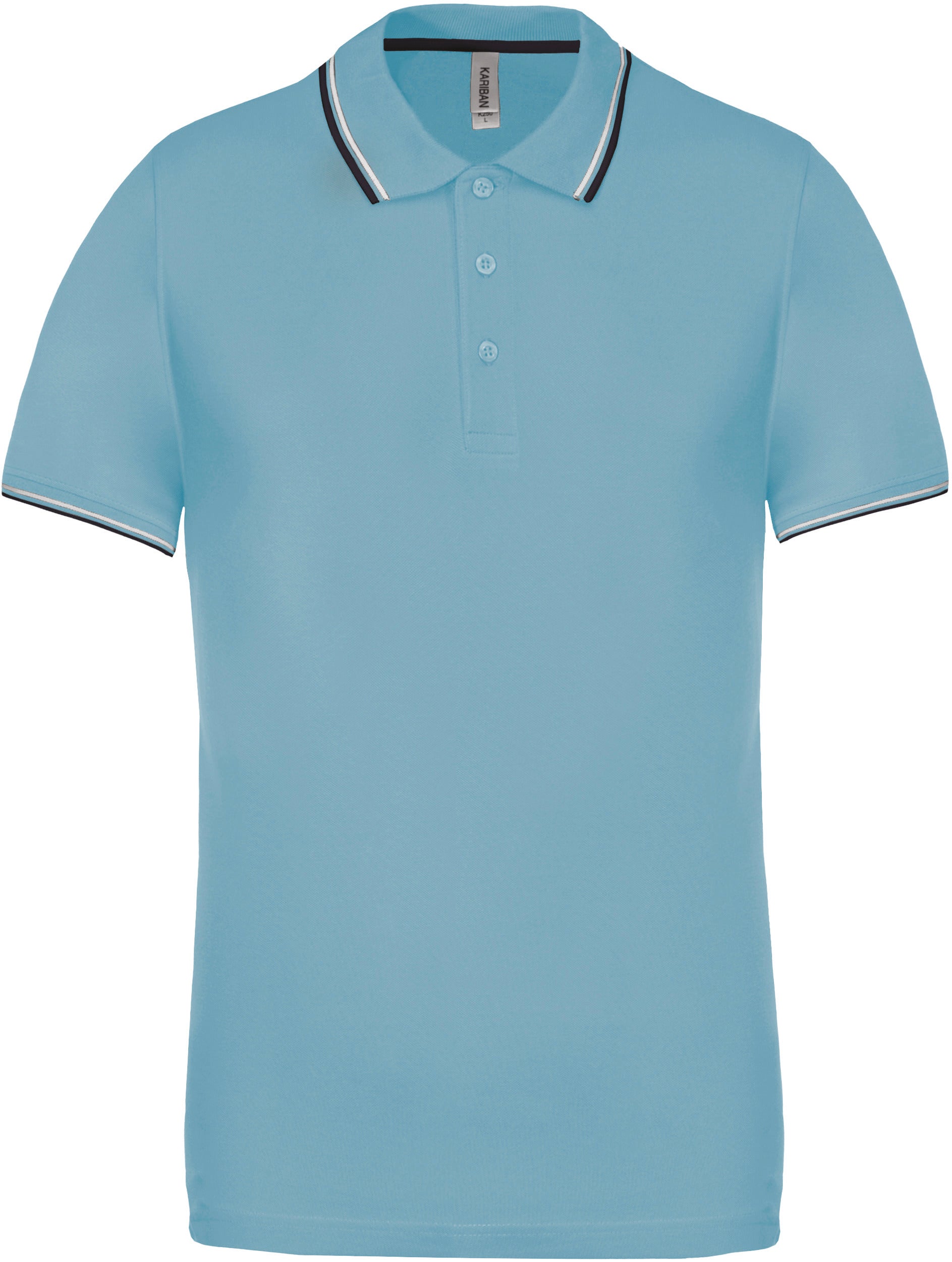 Polo maille piquée manches courtes homme