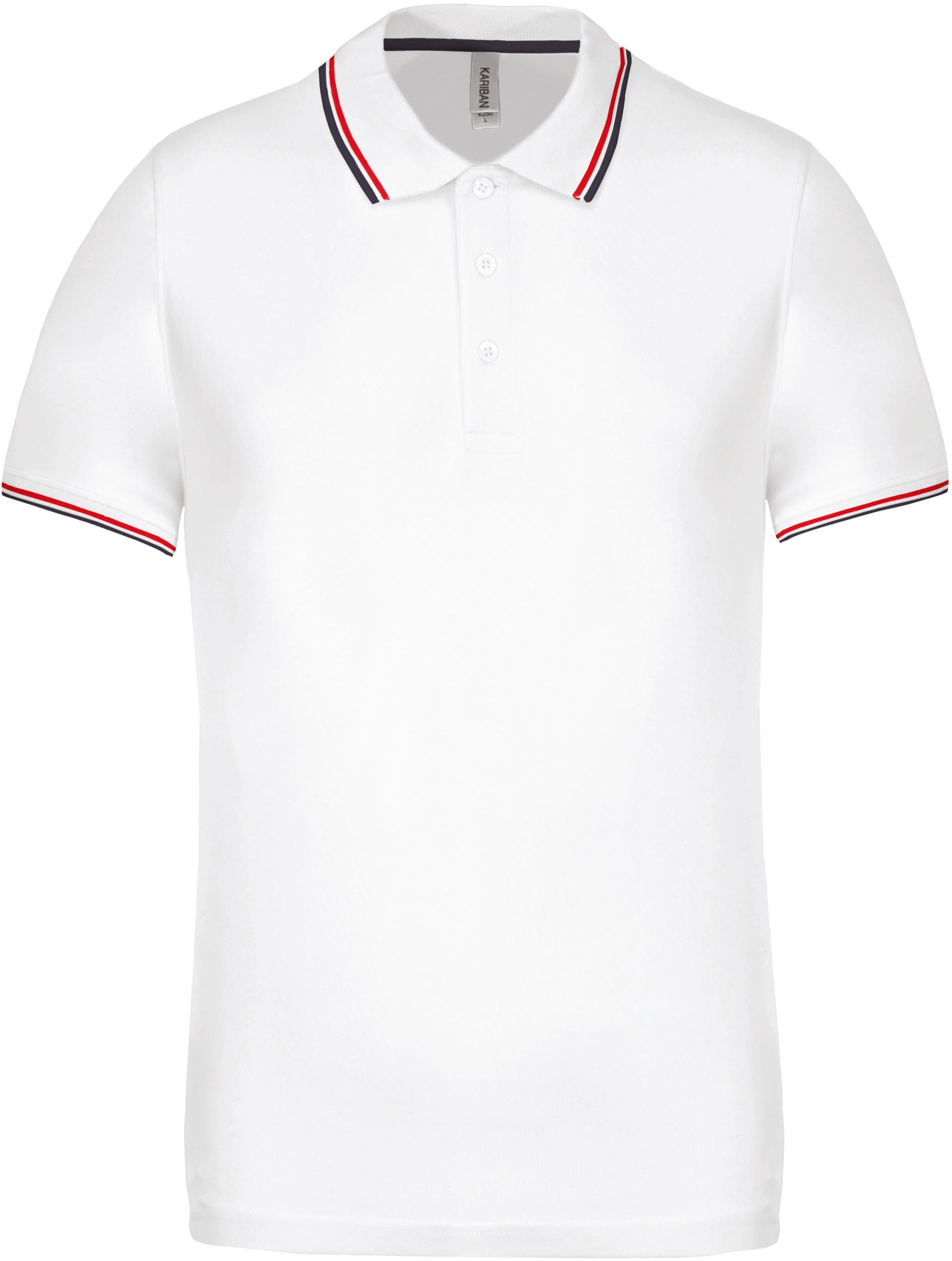 Polo maille piquée manches courtes homme