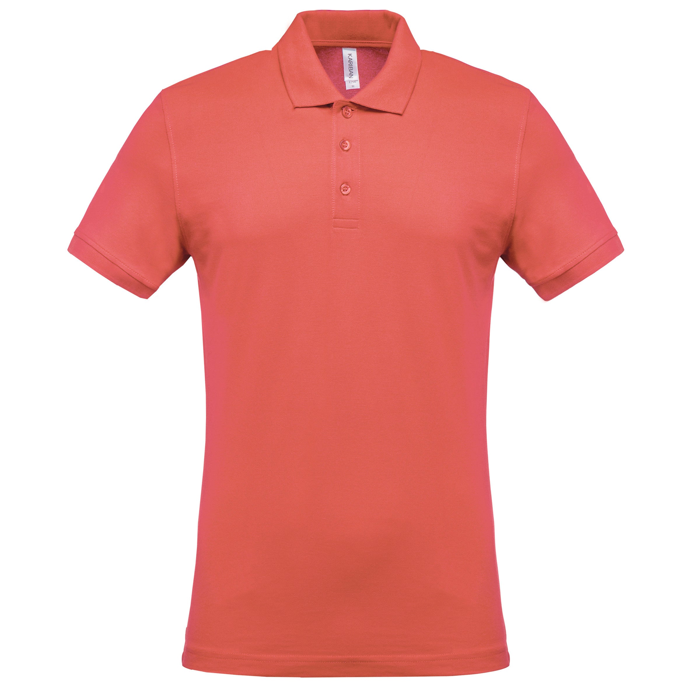 Polo piqué manches courtes homme