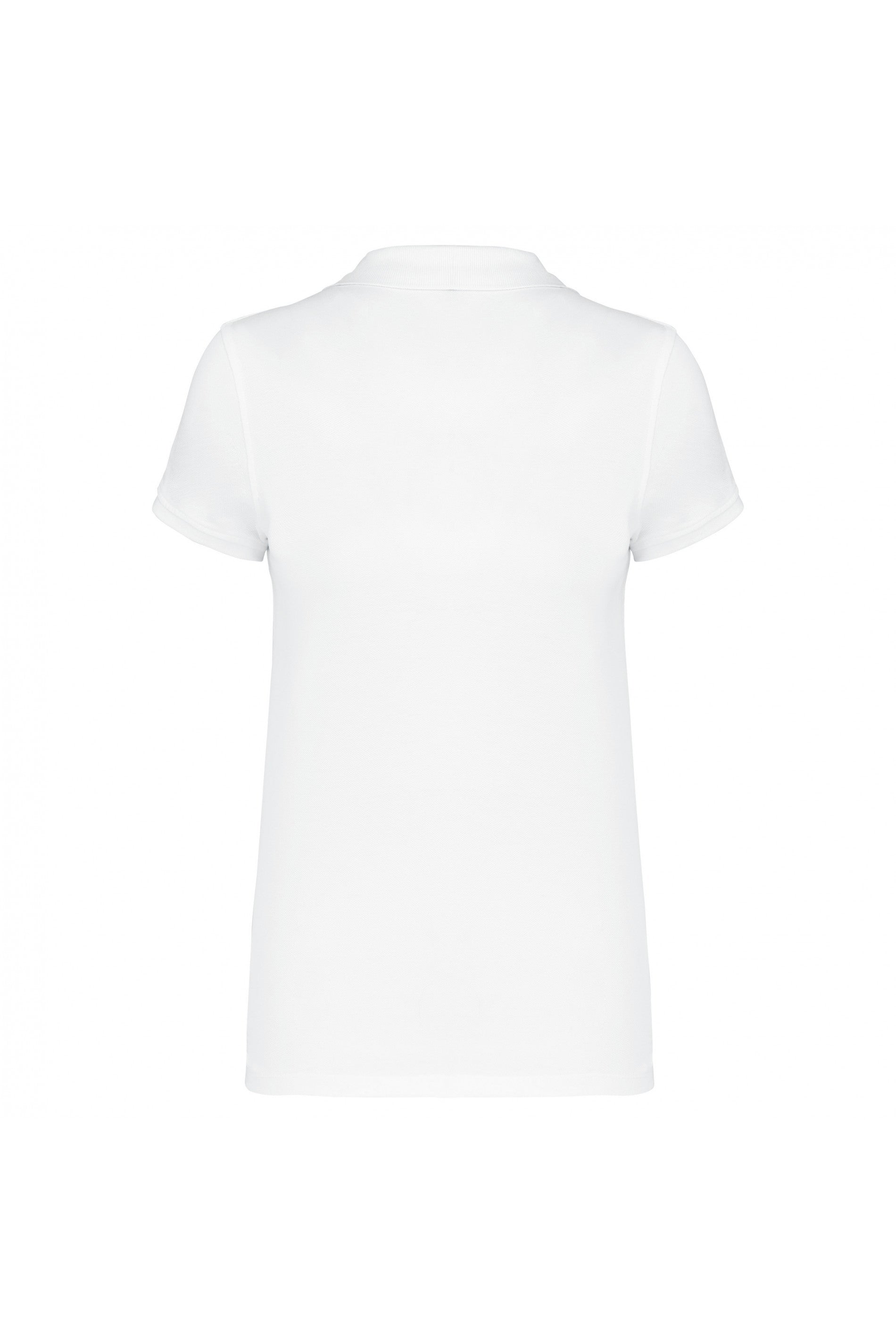 Women's short-sleeved piqué polo shirt
