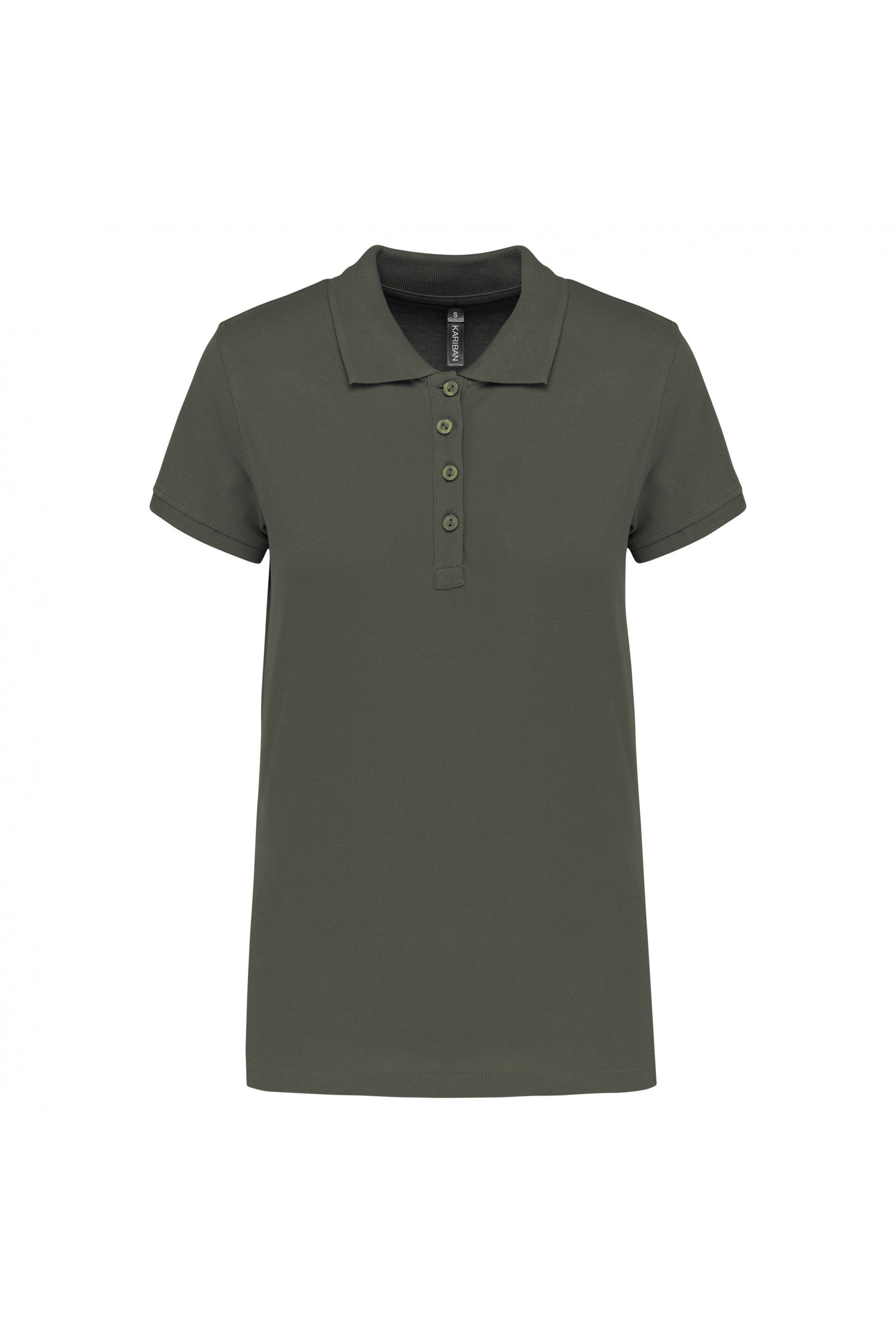 Polo piqué manches courtes femme